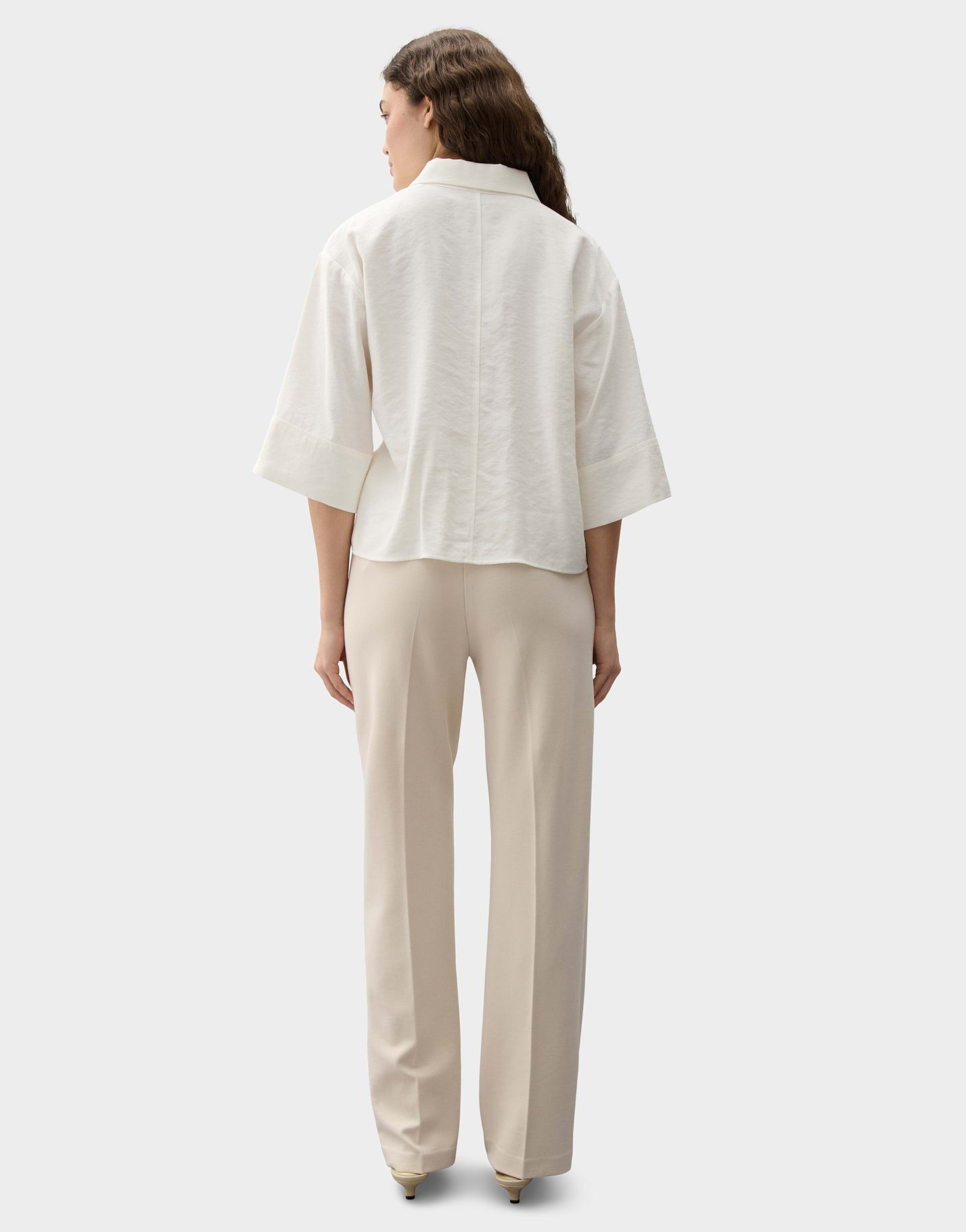OPUS PANTS Stoffhose MACIE Wide Leg Pants mit elastischem Komfortbund