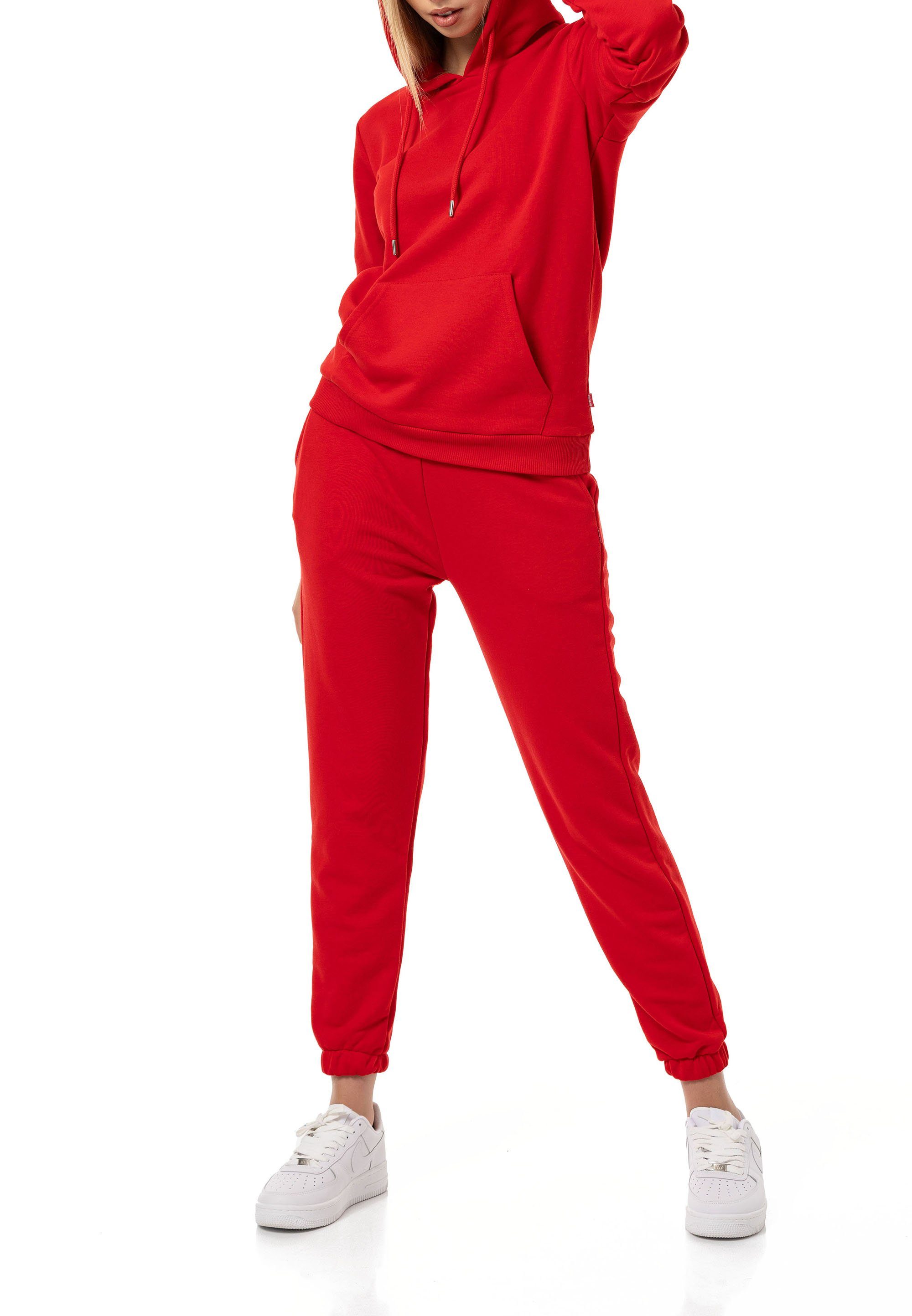 RedBridge Jogginganzug mit Kapuze - Damen-Sweatset, Hoodie und Jogpants (2-tlg)