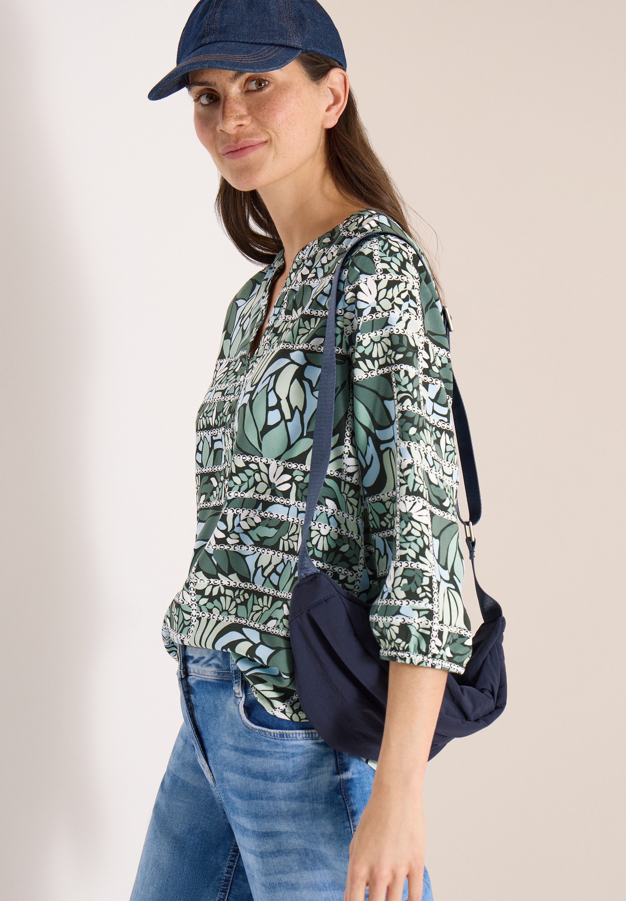 CECIL Klassische Bluse mit 3/4 Ärmeln günstig online kaufen