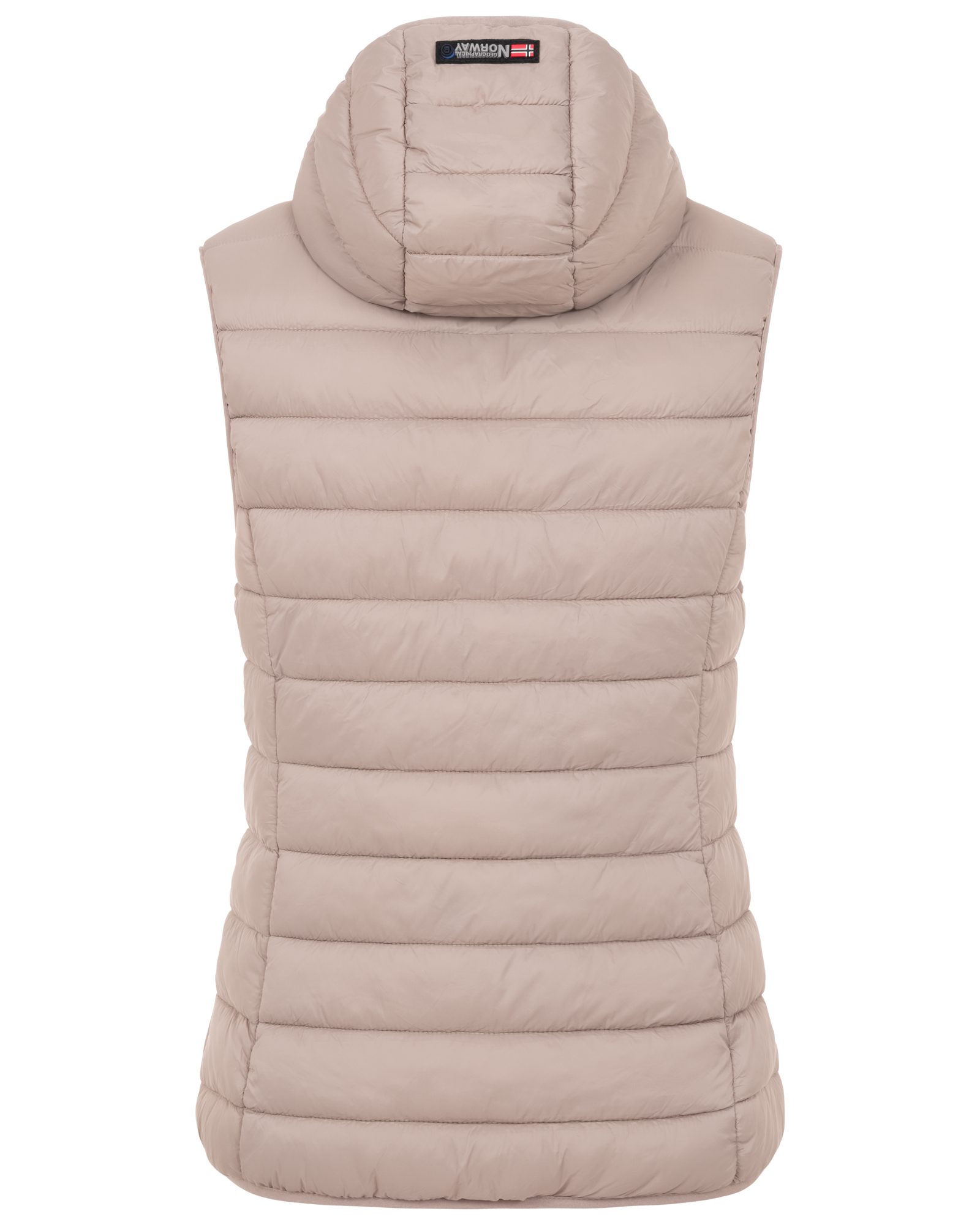 Geographical Norway Steppweste Damen Steppweste mit Kapuze Frühlings sportlich Übergangs Weste Herbst