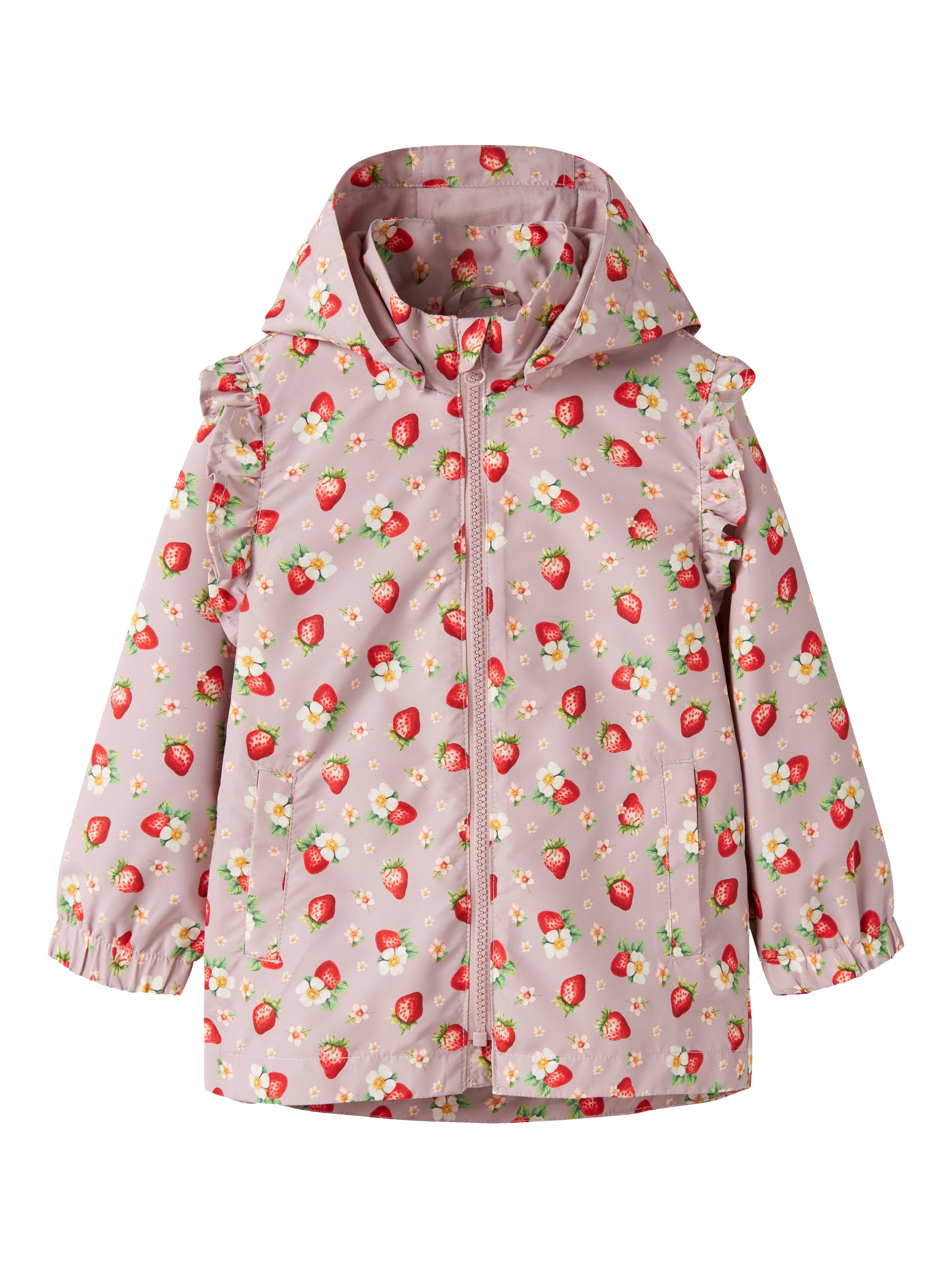 Name It Outdoorjacke NMFMAXI JACKET LI FRILL AOP