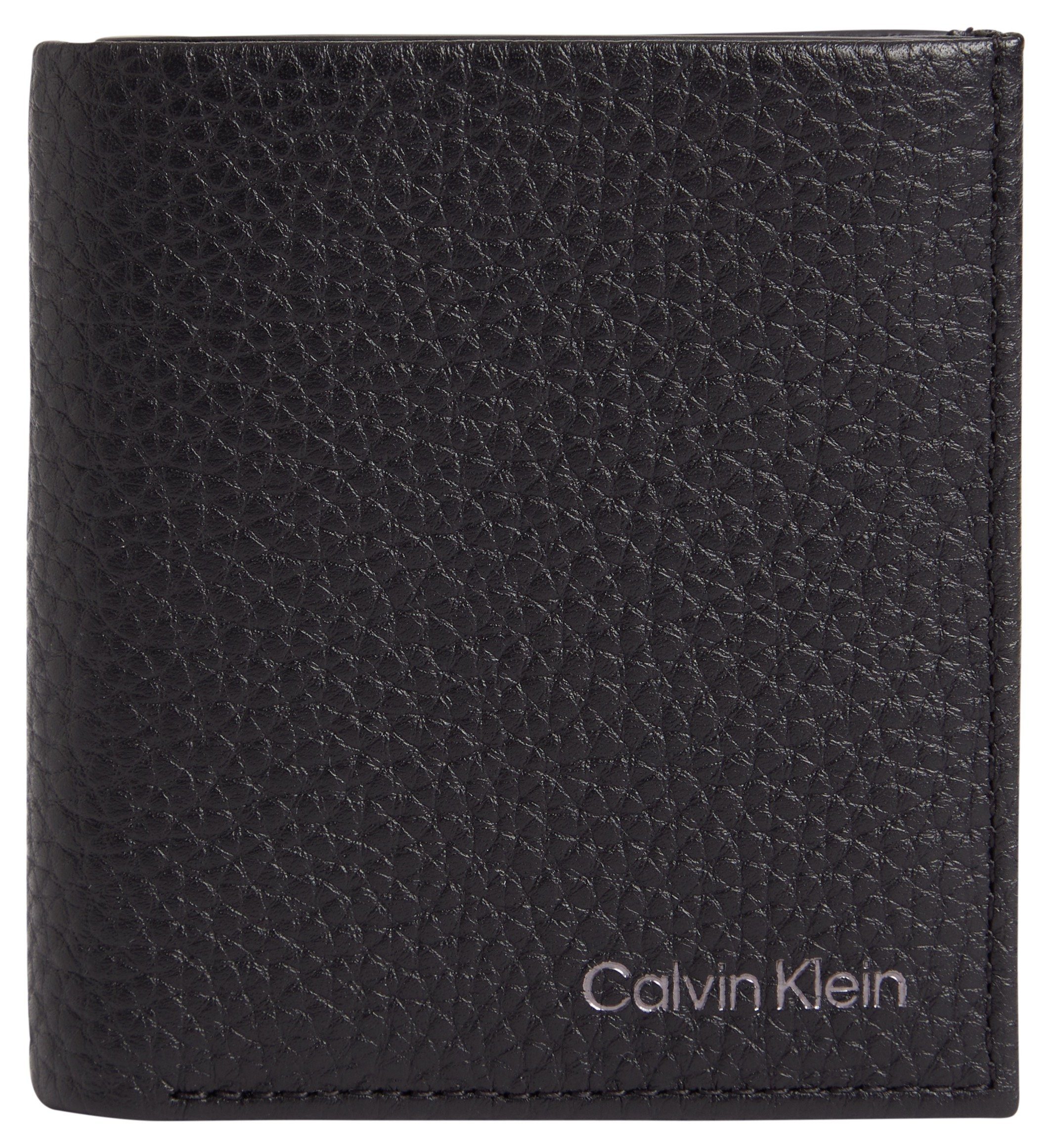 mit WARMTH Klein Calvin 6CC klassischem TRIFOLD W/COIN, Markenschriftzug Geldbörse