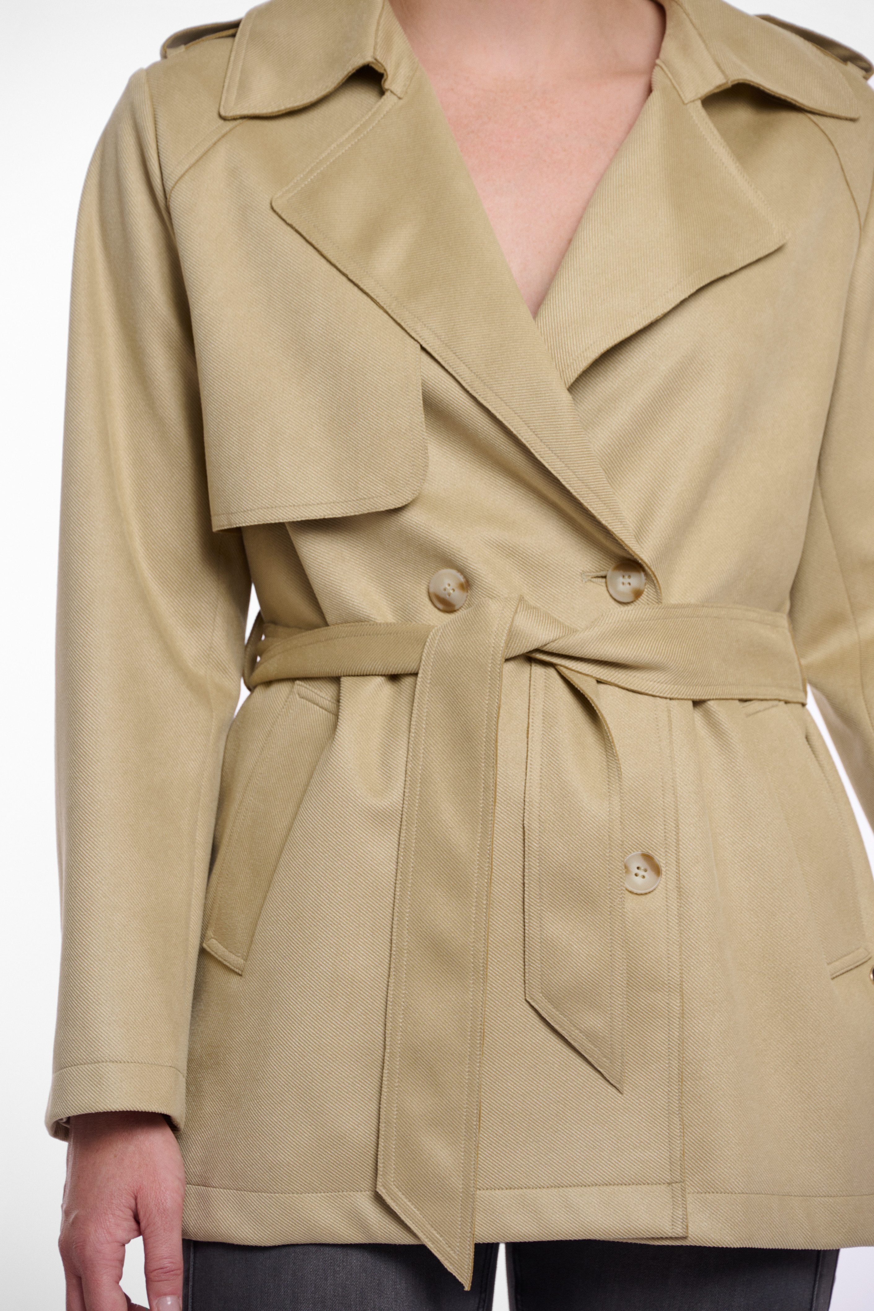 Rino & Pelle Trenchcoat CAATJE mit Bindegürtel