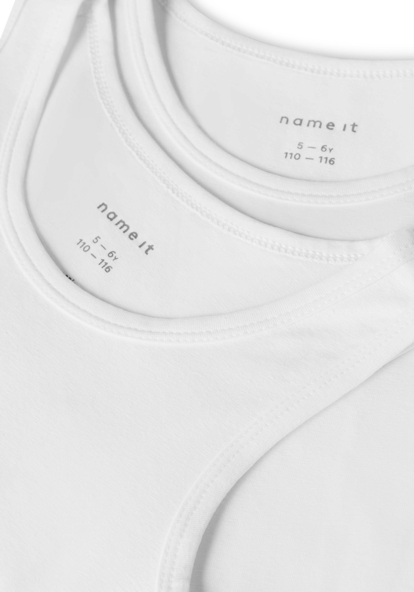 TOP Name 2-St) It white (Packung, NKMTANK 2P bright Unterhemd