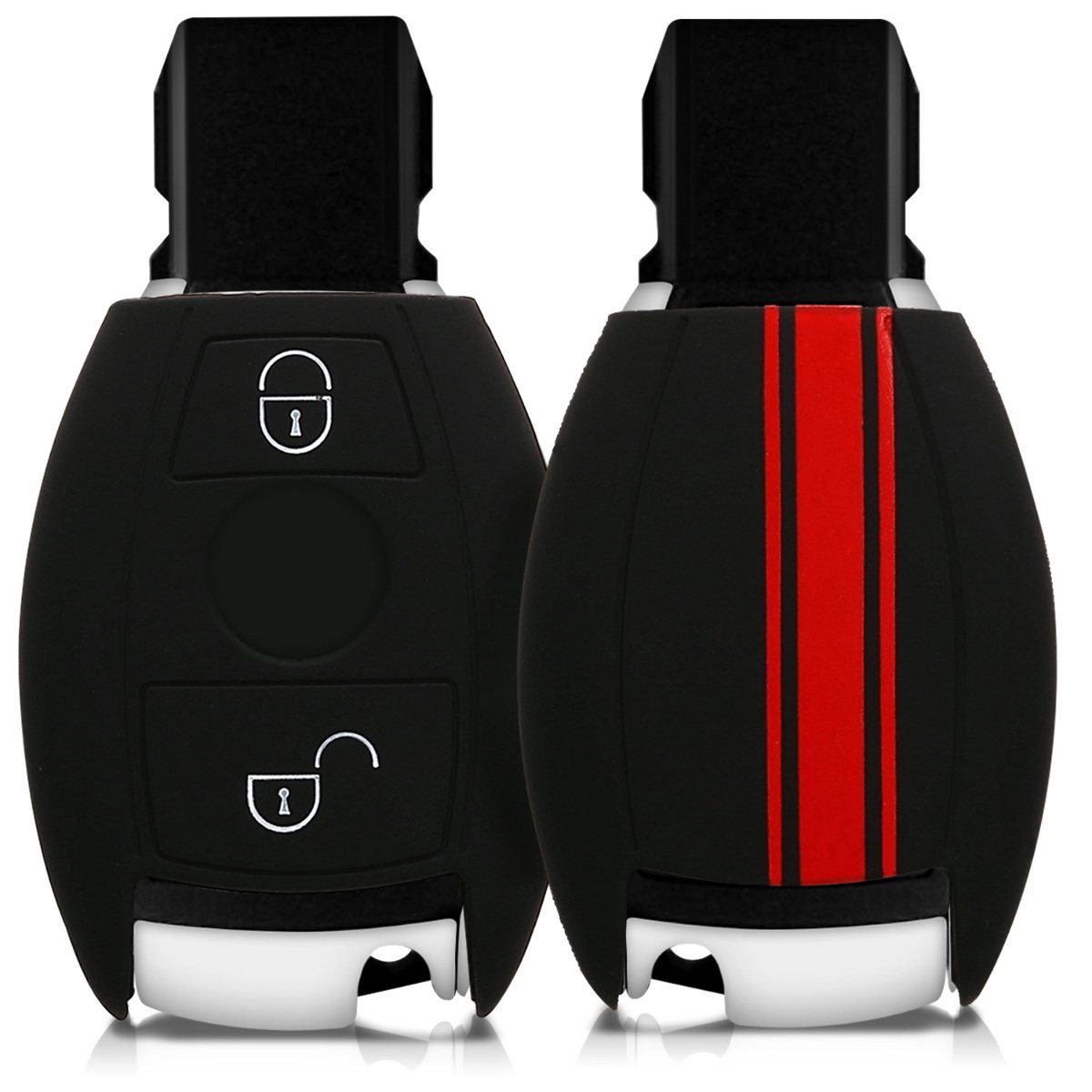 kwmobile Schlüsseltasche Autoschlüssel Hülle für Mercedes Benz (1-tlg), Schlüsselhülle Schlüssel Case Cover