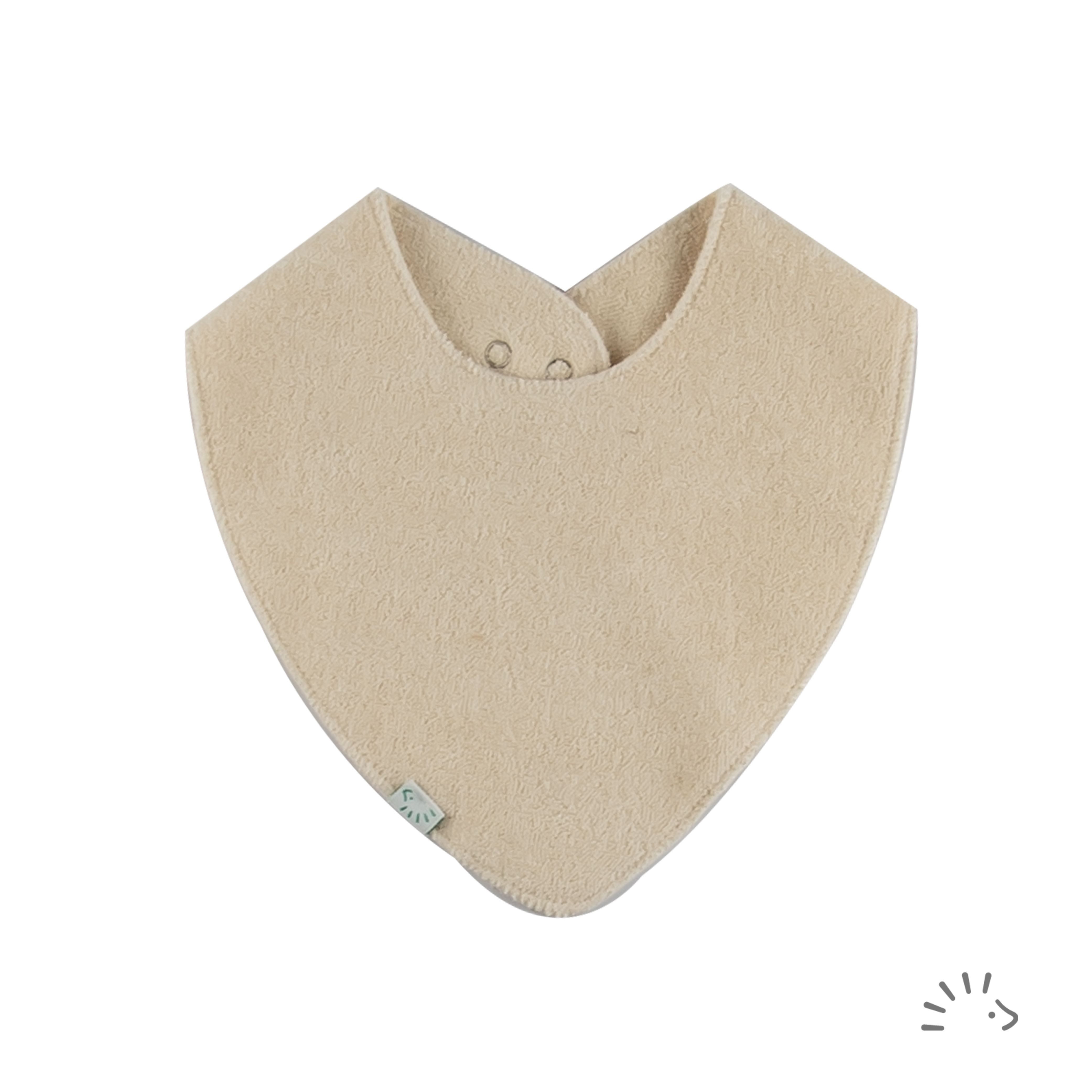 Popolini Lätzchen Zahnlatz 3-lagig - Saugendes Halstuch für die Zahnungsphase, 3-lagig & extrasaugend