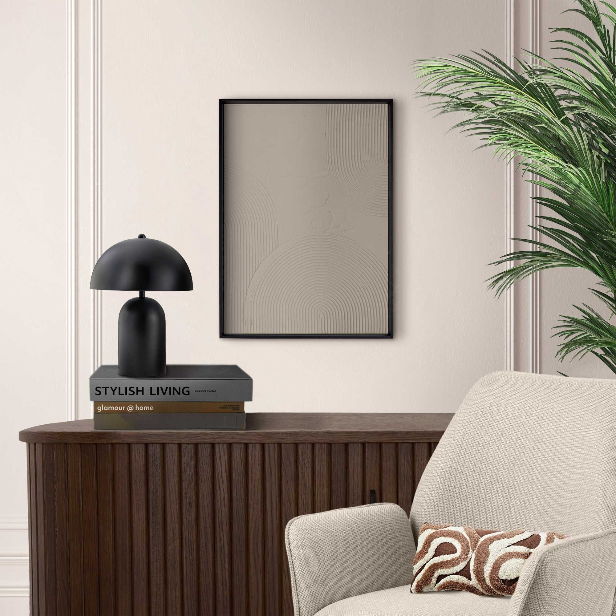 Reinders! Wandbild Reliefbögen taupe, Wohnzimmer - Braun - MDF - Abstrakt - günstig online kaufen