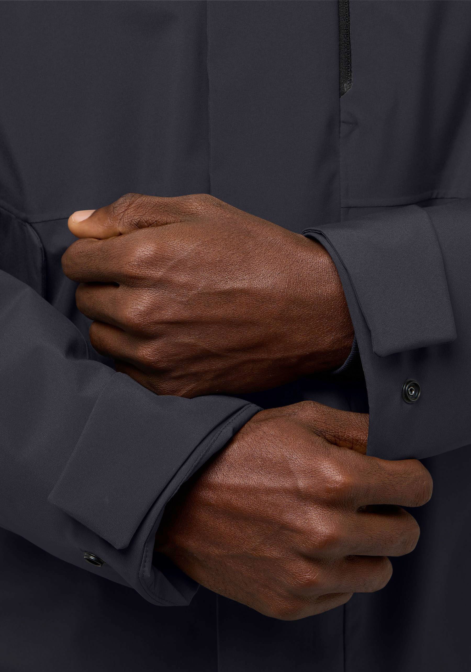 Jack Wolfskin Daunenmantel BRANDENBURGER Wärmend, winddicht, Daunenjacke