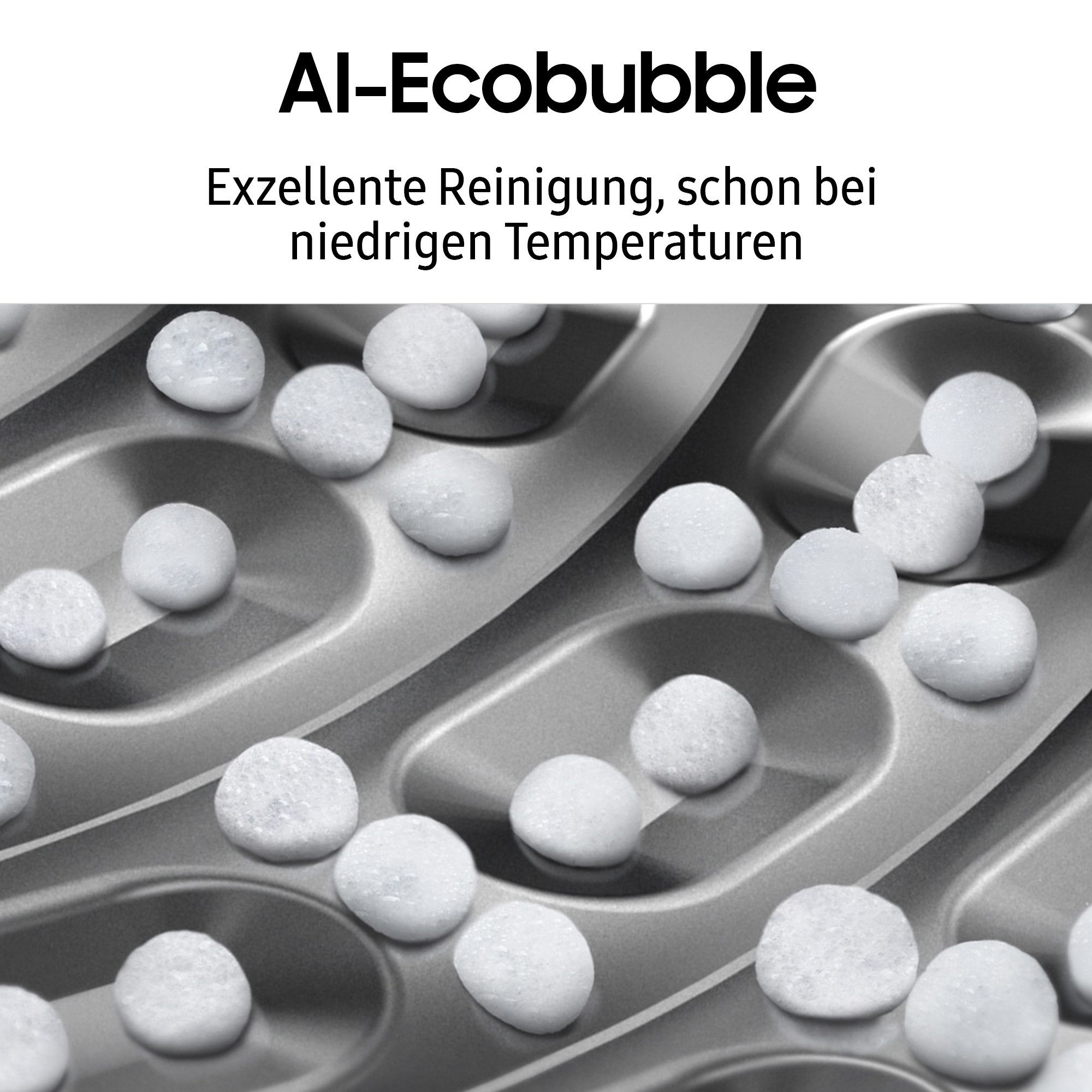 Samsung Waschmaschine WW8400D WW90DB8U95GB, 9 kg, 1400 U/min, Quick Drive™ Option – Volle Waschleistung. Halbe Zeit – Bild 4 von 5