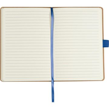 Livepac Office Notizbuch Notizbuch / Cover aus Bambus / DIN A5 / 192 Seiten / Farbe: blau