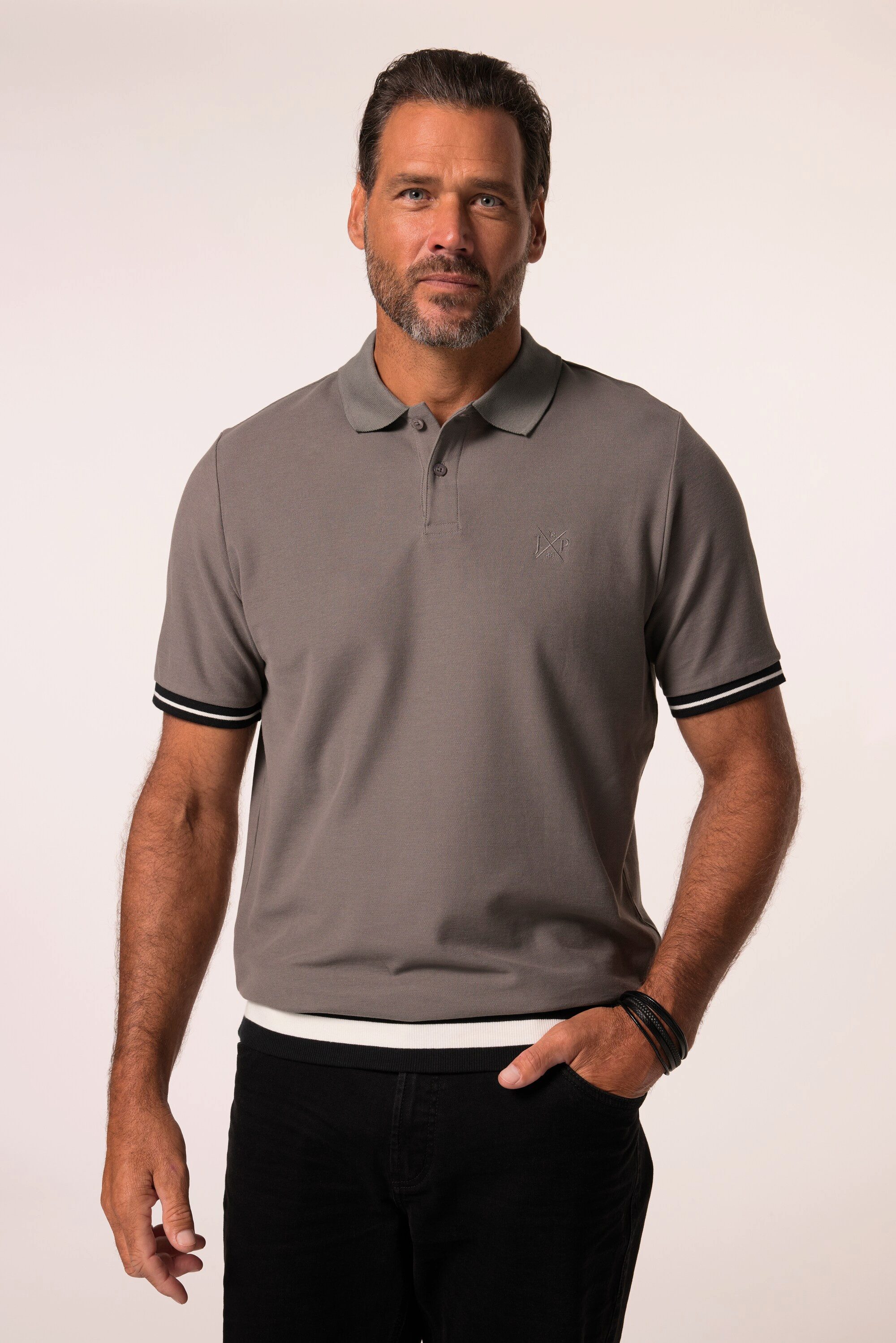 JP1880 Poloshirt Bauchfit Halbarm