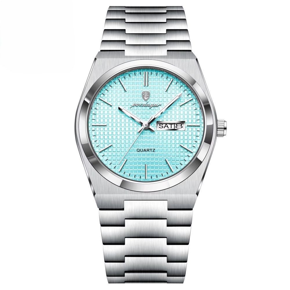 POEDAGAR Quarzuhr POEDAGAR 821 Herren-Armbanduhr – modisch, Edelstahl, Quar günstig online kaufen