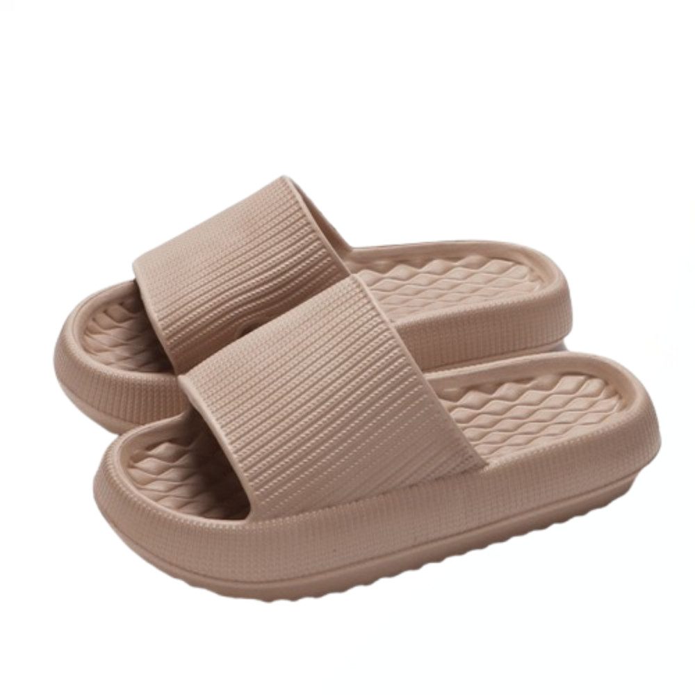 Blusmart 4 cm dicke EVA-Badepantolette Badepantolette (Hohe Elastizität und Komfort, Geeignet für den Heim- und Strandgebrauch) Unisex