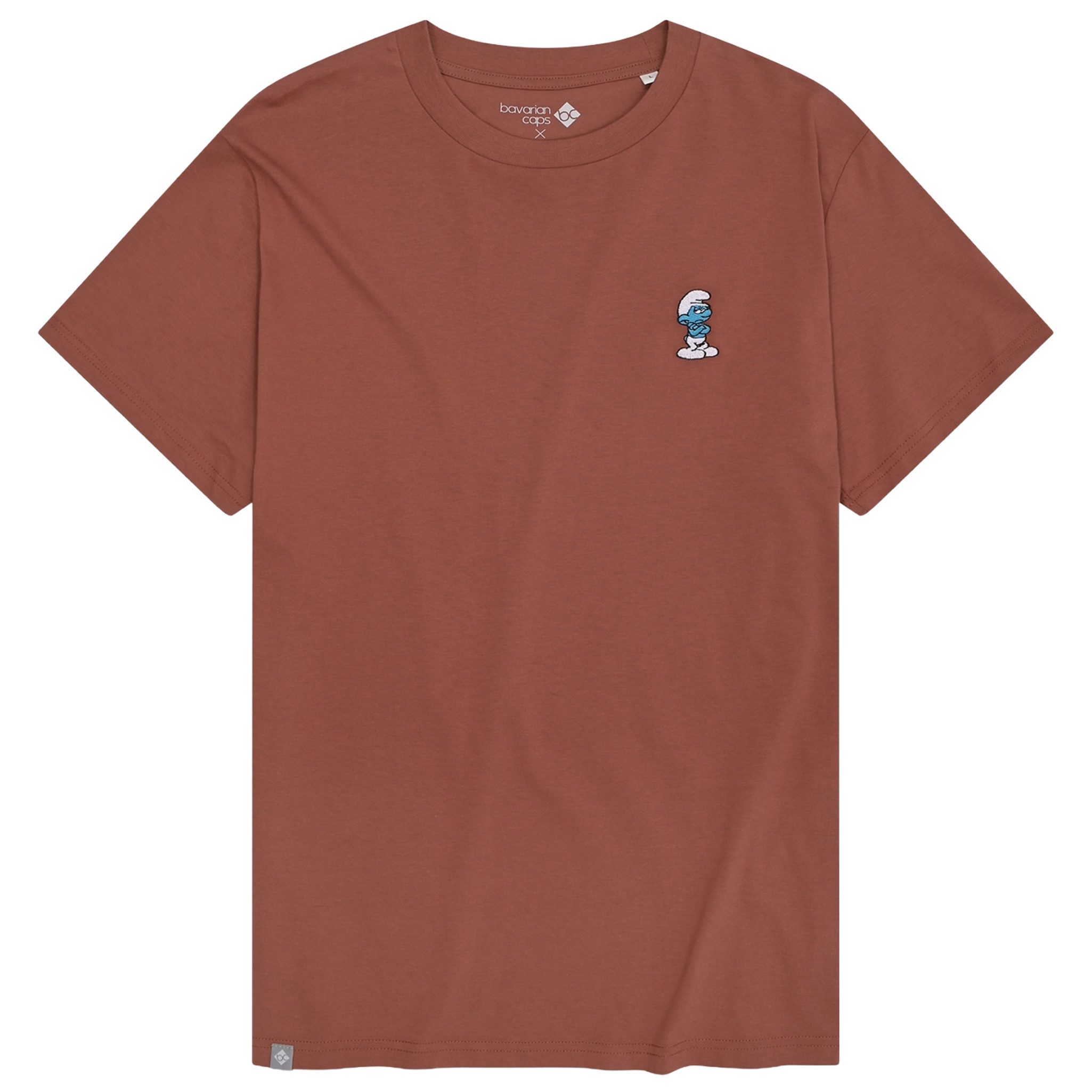 Bavarian Caps T-Shirt Bavarian Caps T-Shirt "Grantler Klub: Muffi" - rotbraun (Kinder) (T-Shirt, T-Shirt)