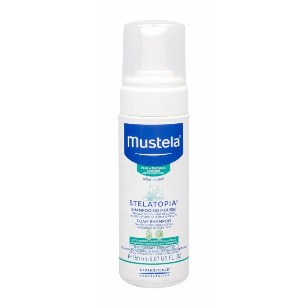 Mustela Haarshampoo Bébé Stelatopia Foam Shampoo 150ml