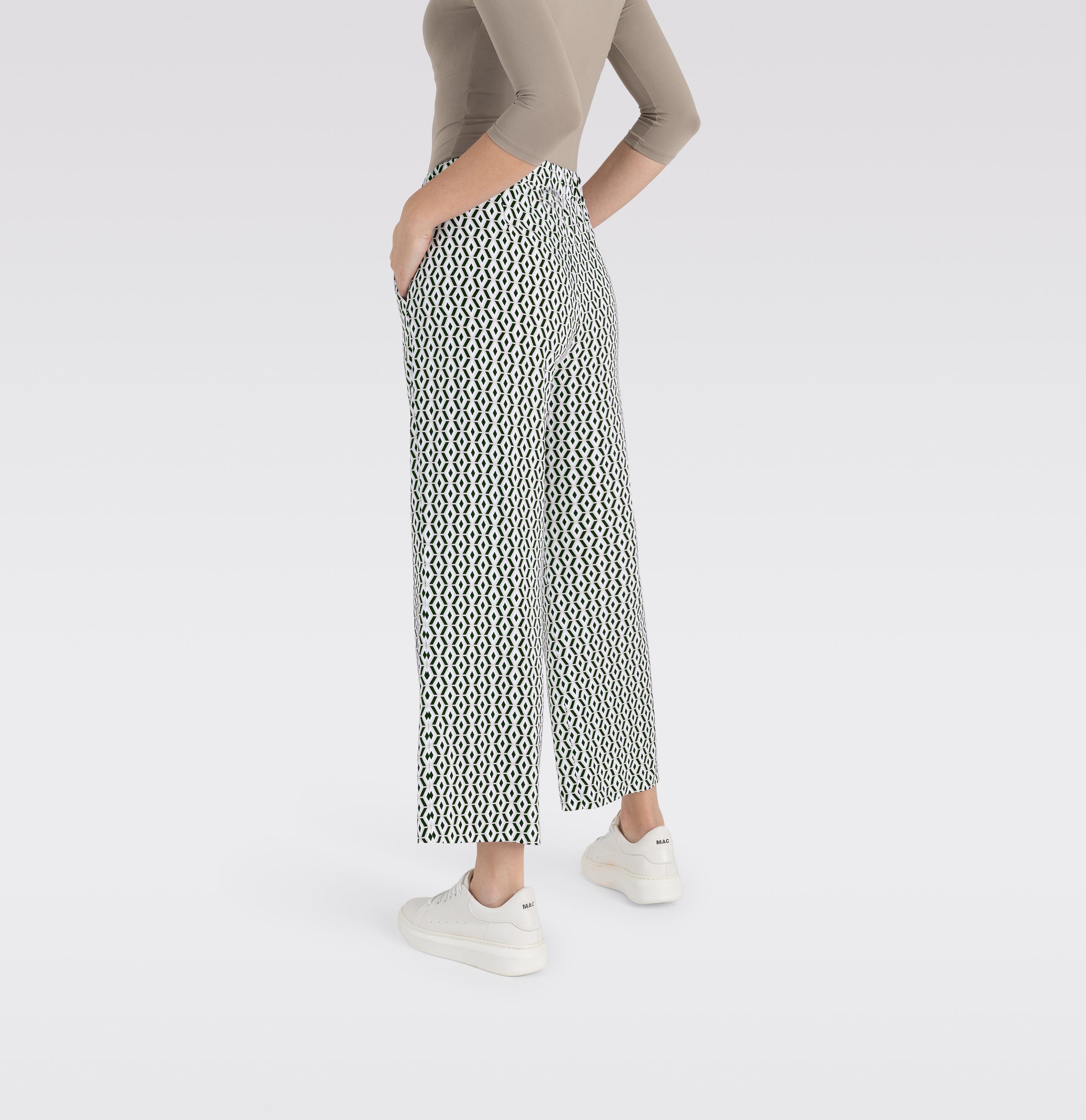 MAC 3/4-Hose CHIARA CROPPED mit weitem, günstig online kaufen