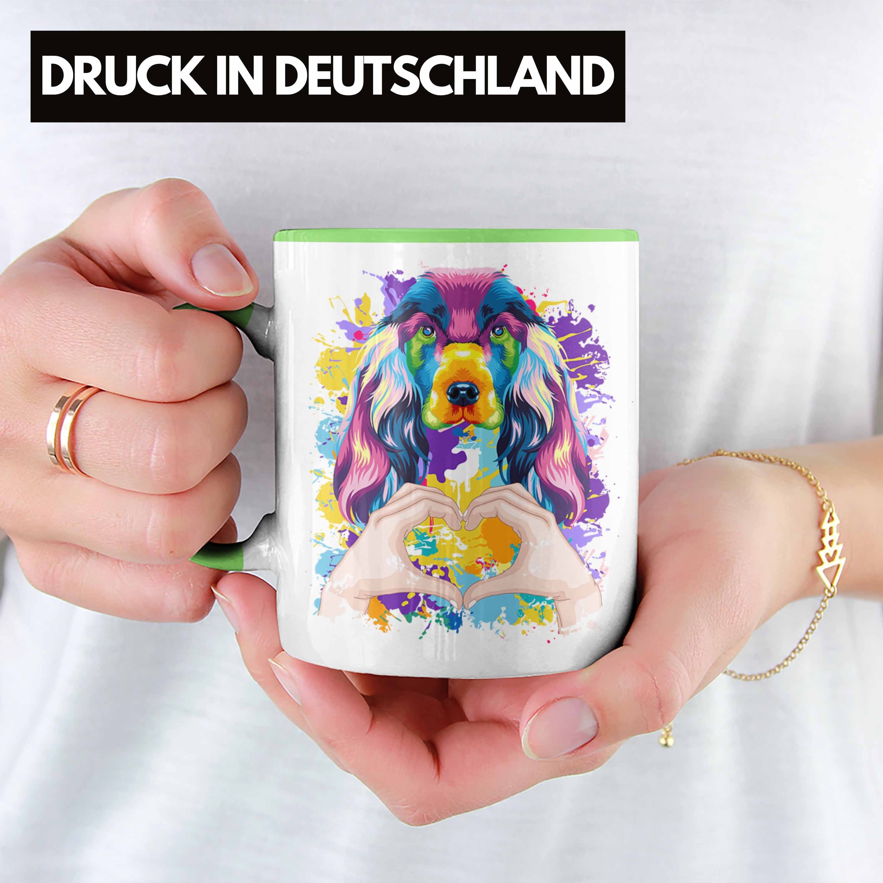 Geschenk Cocker Grün Besitzer Spruch Farbe Gesc Love Tasse Trendation Spaniel Tasse Lustiger