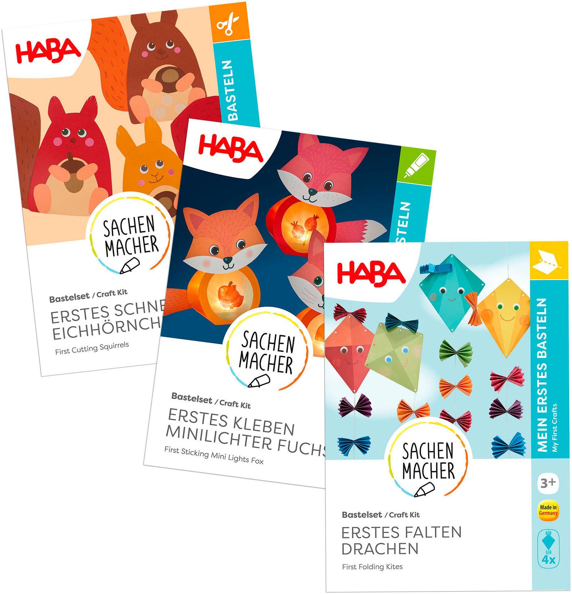 Haba Kreativset 3er Bastelsets Erstes Ремесло Herbst