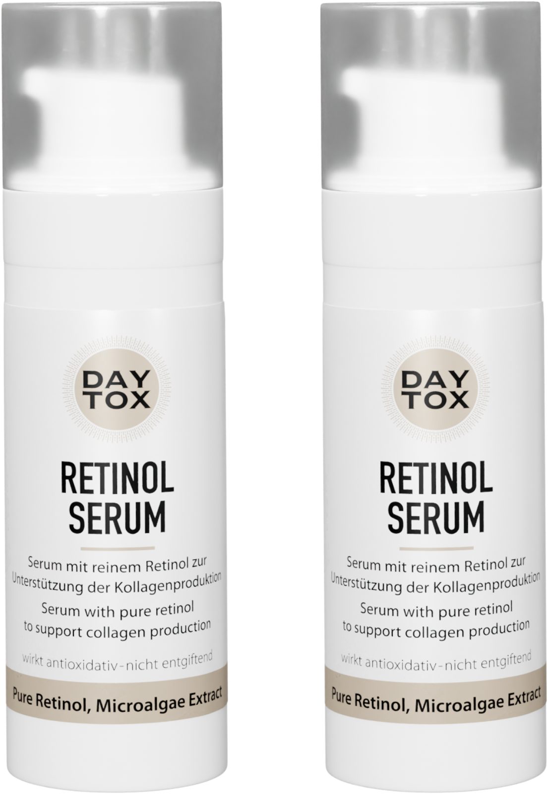 DAYTOX Gesichtspflege-Set Retinol Serum, 2-tlg.