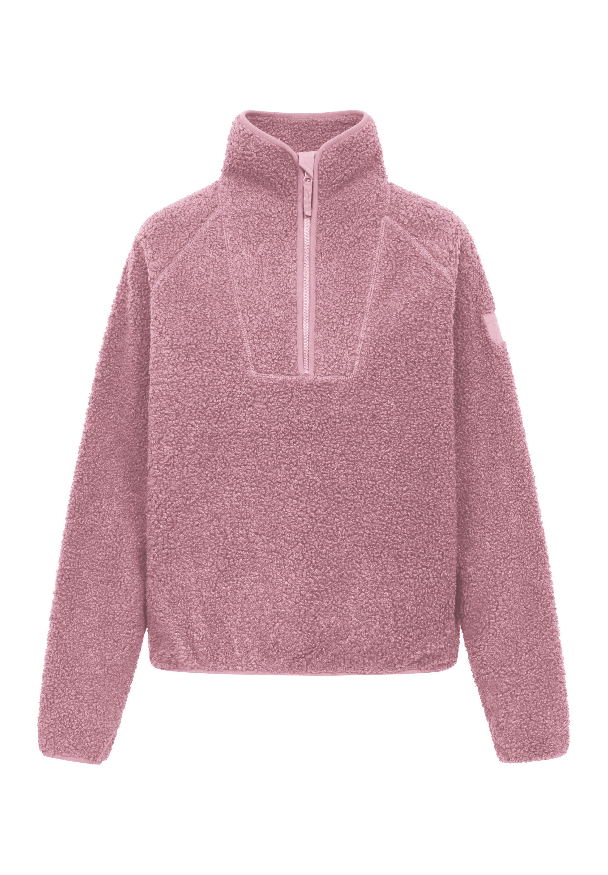 Derbe Fleecejacke Kuschelby Troyer Fleecepullover, Halfzip, warm, gemütlich