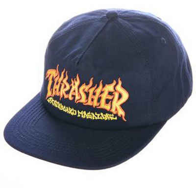 Thrasher Baseball Cap Fire Logo