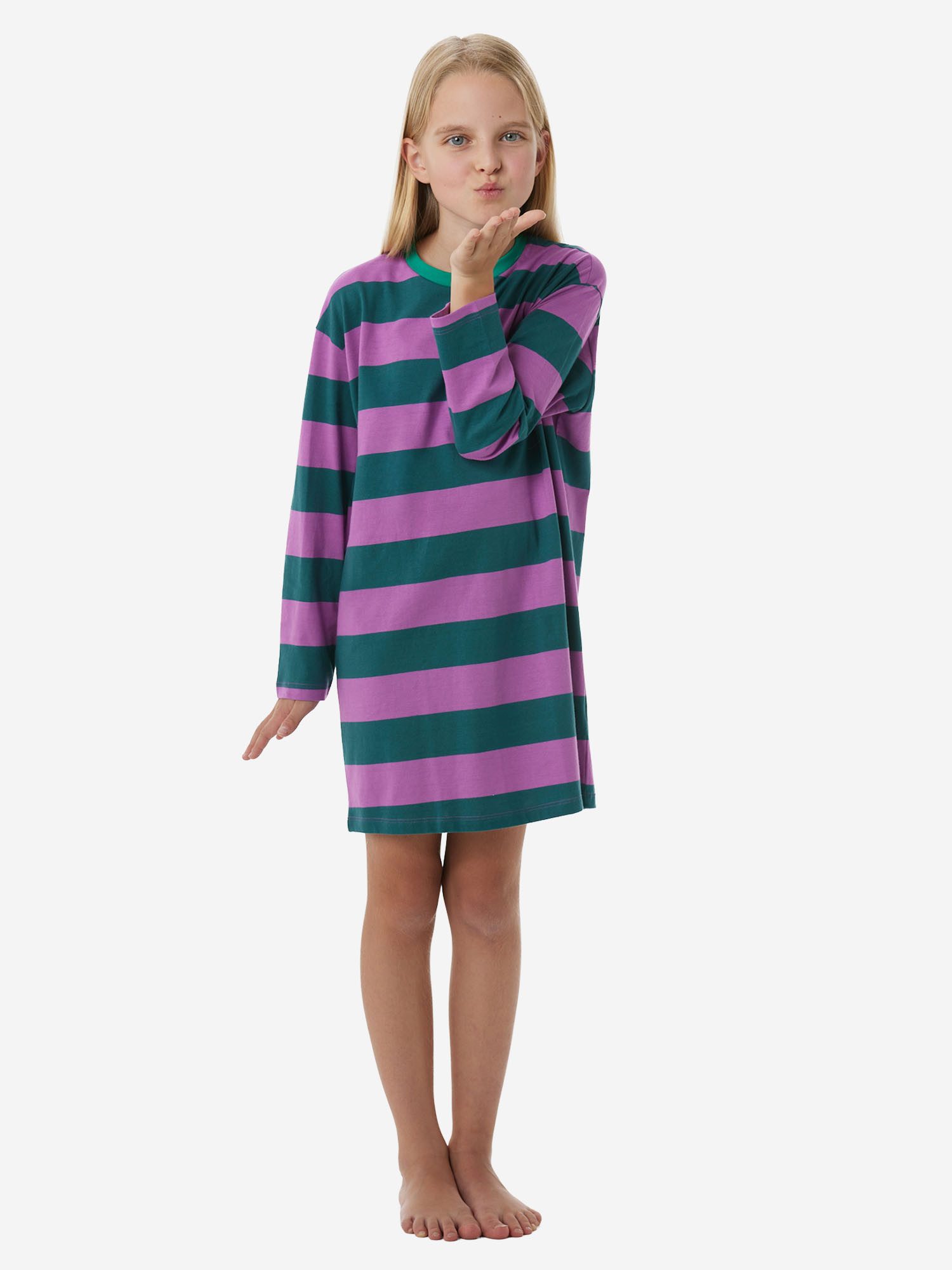 Schiesser Nachthemd Nightwear Schlafkleid, Nachtkleid, Schlafhemd – Bild 4 von 5