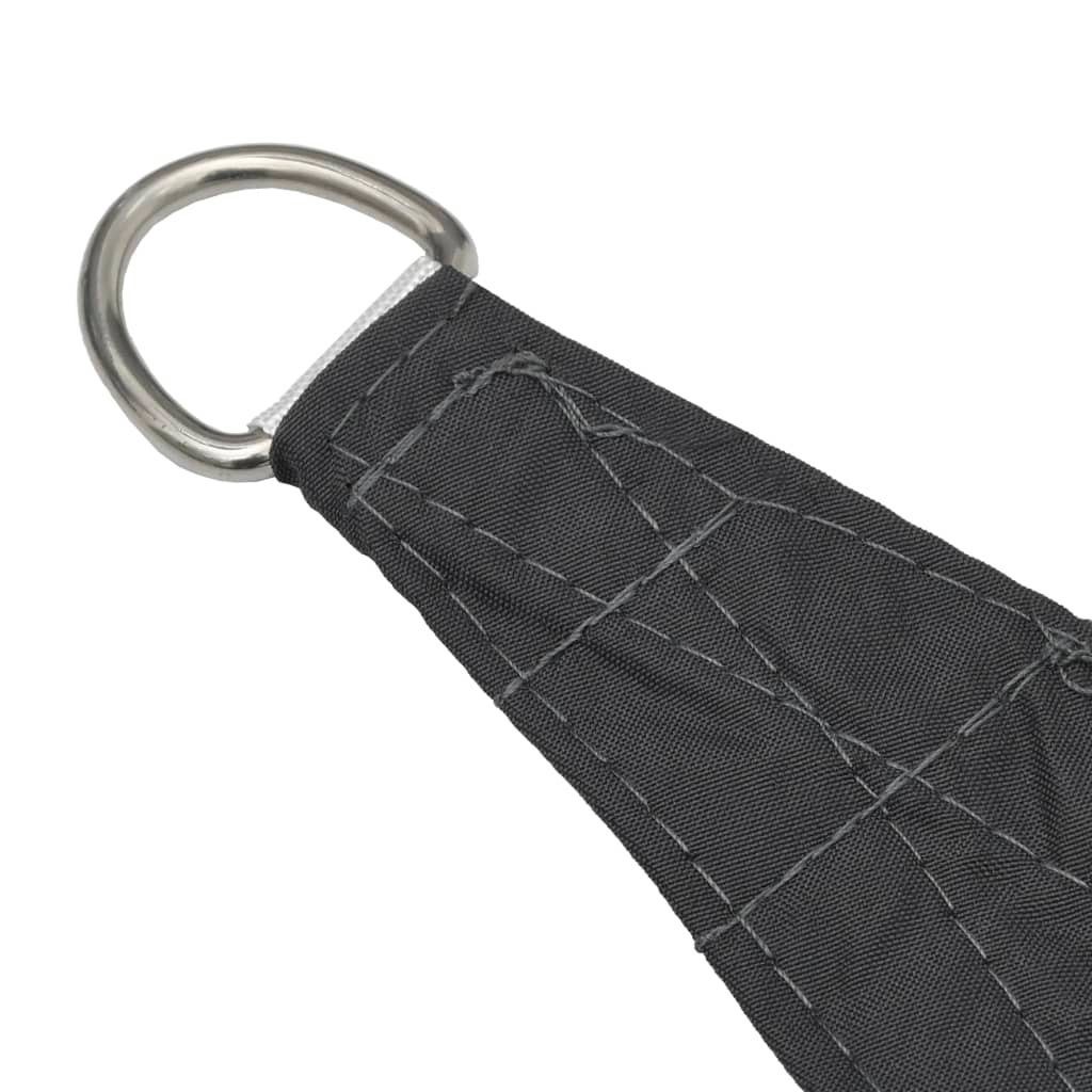 vidaXL Sonnensegel 3 x 4 x 4 m Sonnensegel Oxford-Gewebe Dreieckig 3x4x4 m Anthrazit Besc