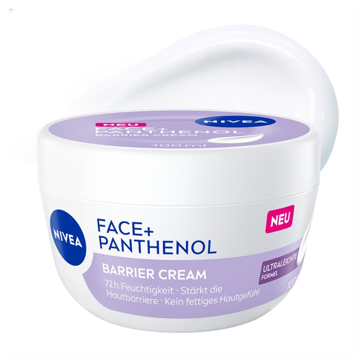 Nivea Tagescreme FACE+ Panthenol Barrier Cream 3x100 ml Set, 3-tlg., Stärkt die Hautbarriere – Bild 2 von 5