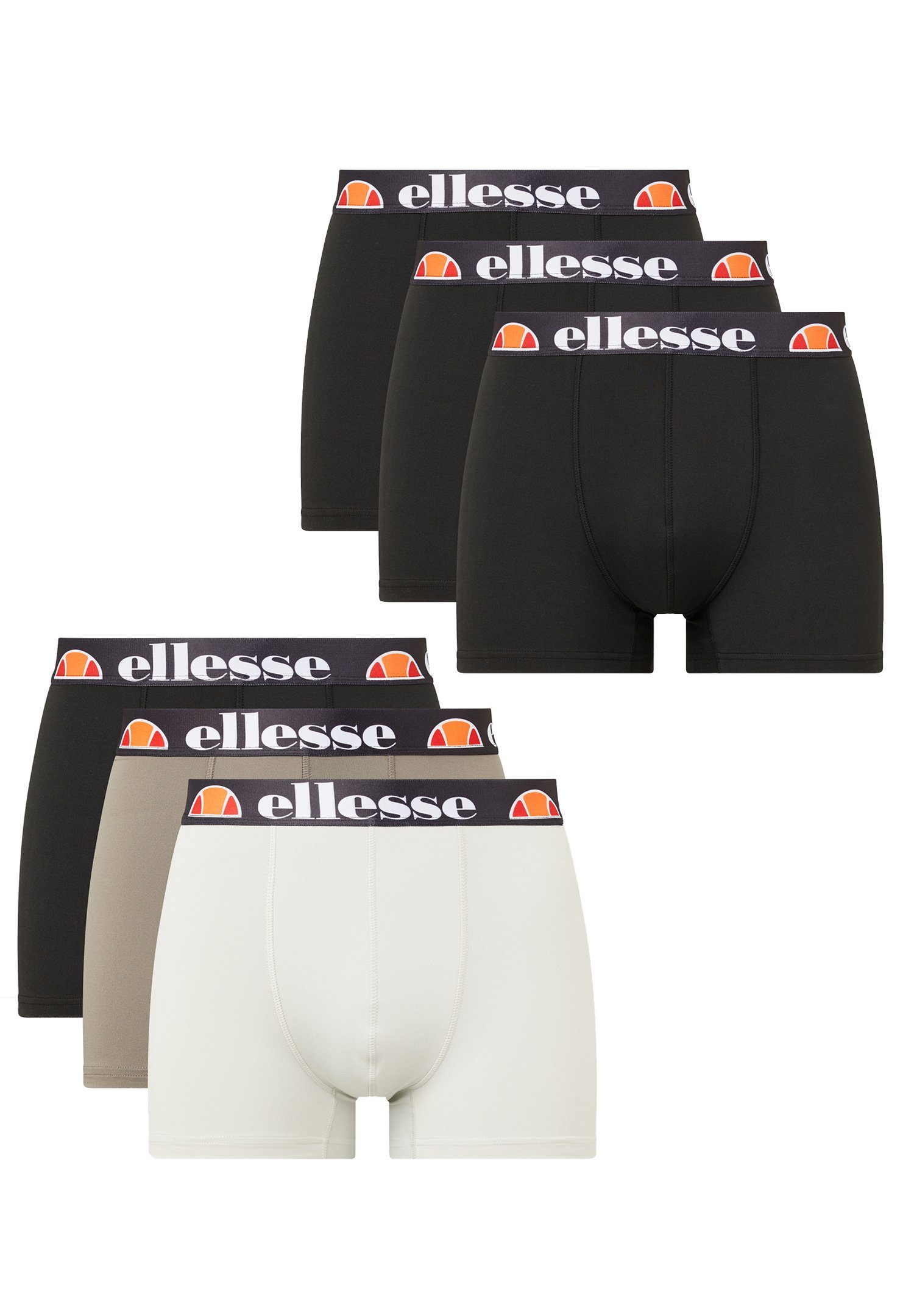 Pack Boxershorts Ellesse Black 9er Trunks (9-St) Dralla