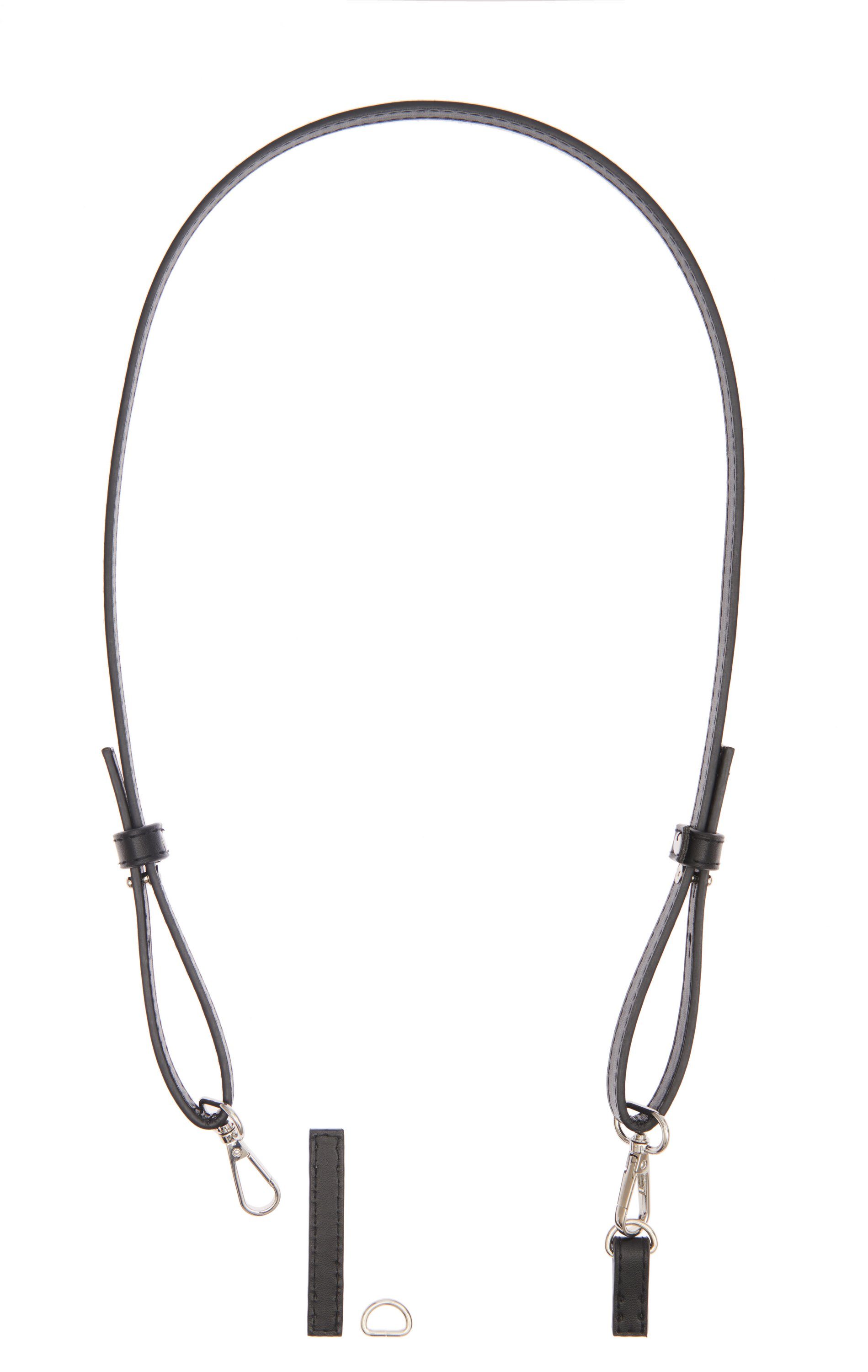 Rico Design Aufbewahrungstasche Schulterriemen mit Karabiner, Lang verstellbar 108,5 cm