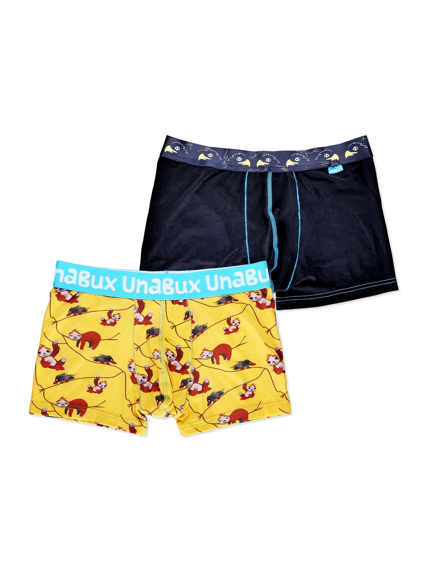 UnaBux Boxer (2-St) 2er-Pack Mehrpack Boxershorts Unterhosen Herren Männer Modal Baumwolle