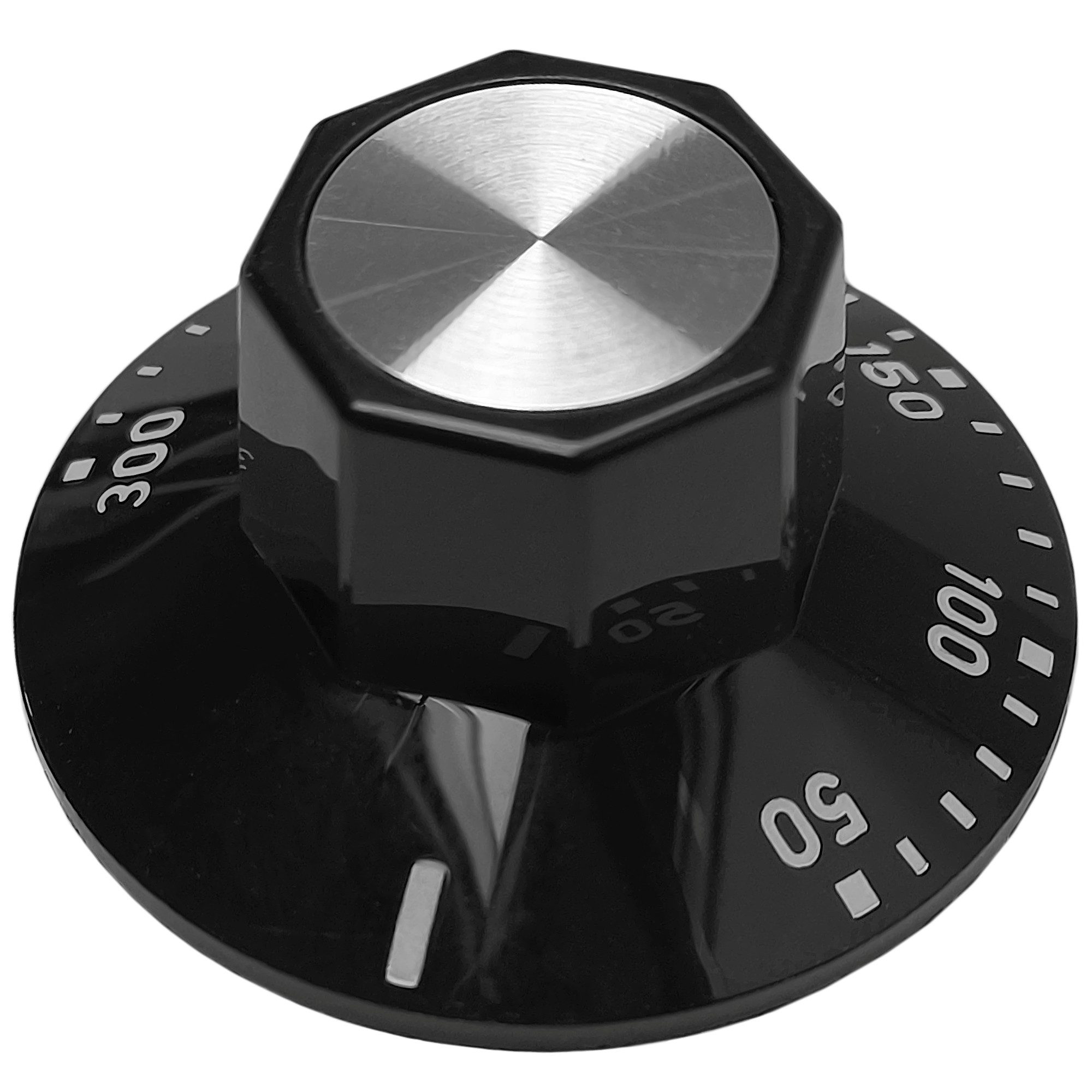 VIOKS Schalter Knebel wie EGO 00.00524.807, für Thermostat 50-300° für Backofen