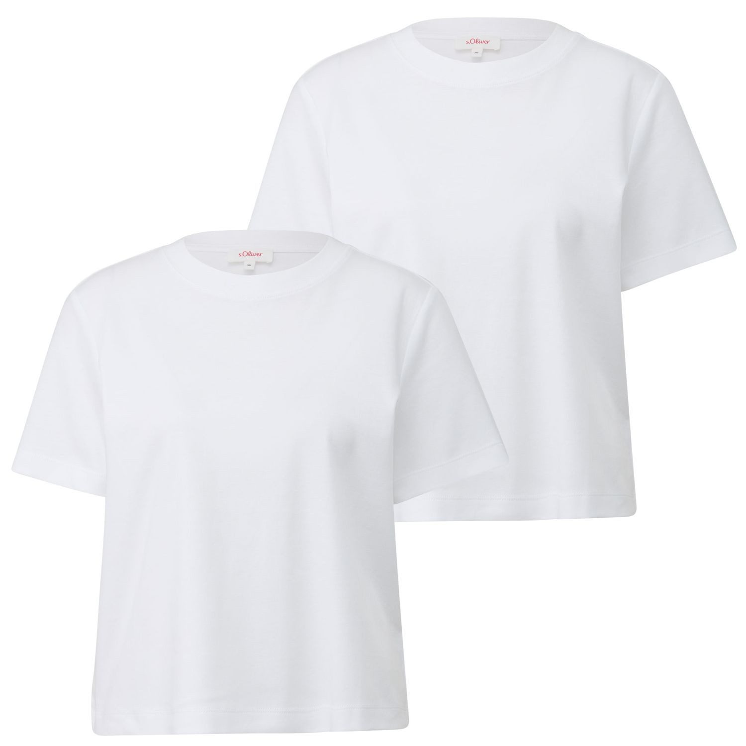 s.Oliver T-Shirt mit überschnittenen Schultern (Set, günstig online kaufen