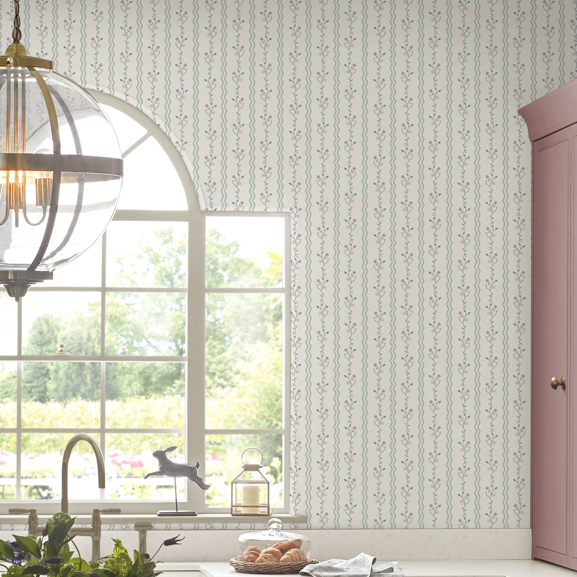 LAURA ASHLEY Vliestapete Blencow Streifen, glatt, günstig online kaufen
