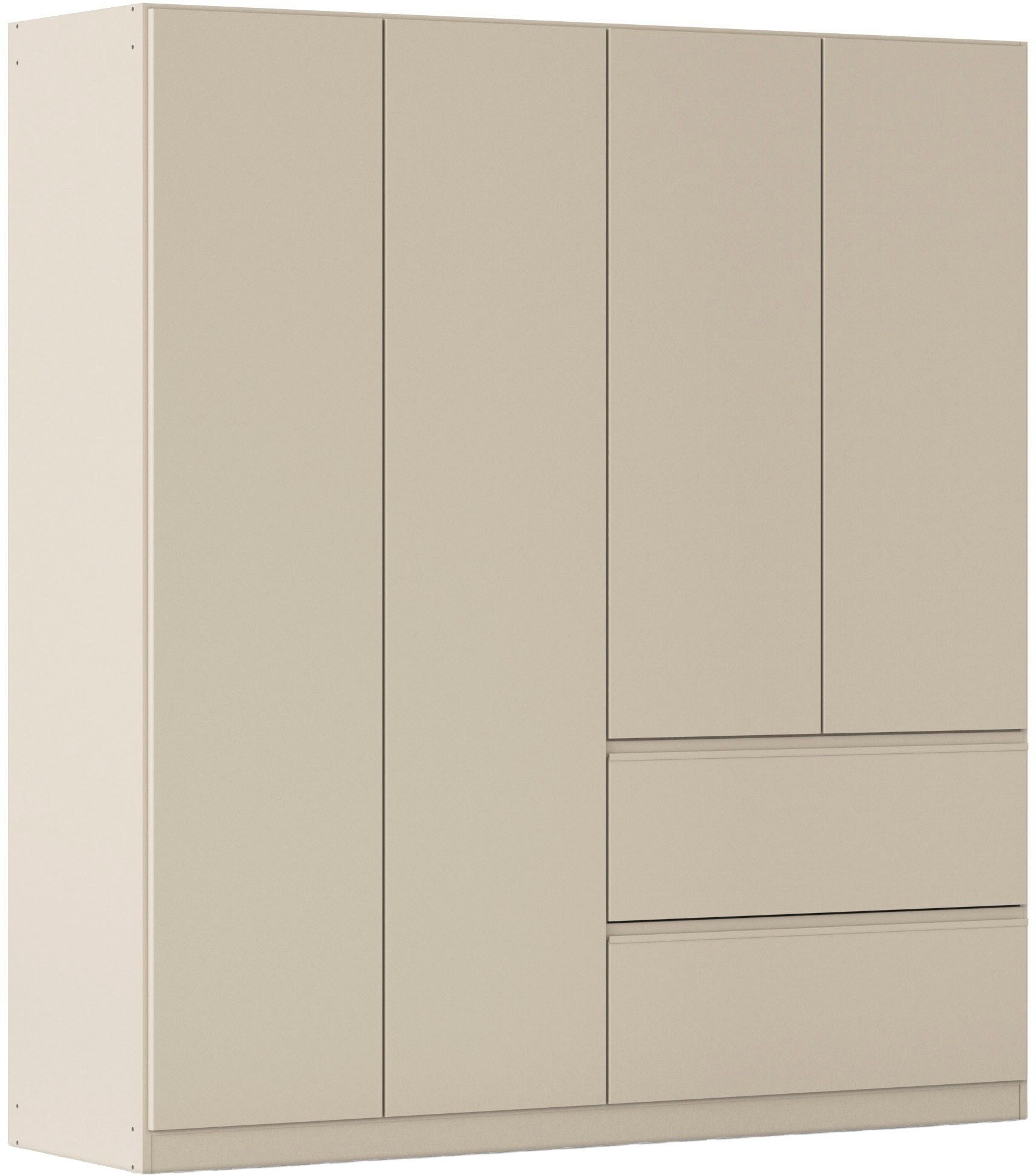 rauch Drehtürenschrank Kleiderschrank Schrank Garderobe COSTA in den Breiten 91/136/181 cm (in 3 Ausstattungen BASIC/CLASSIC/PREMIUM) viel Platz, grifflose Front und Push-to-Open Funktion MADE IN GERMANY