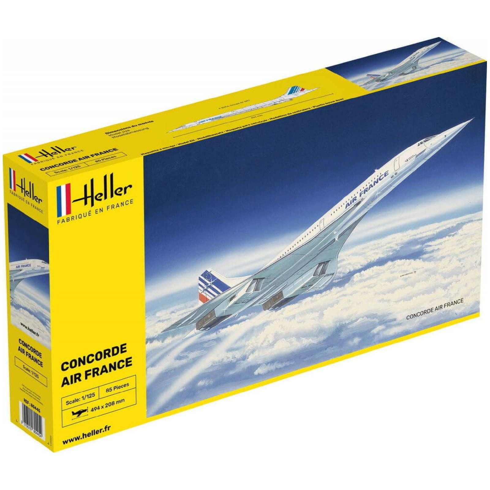 Heller Modellbausatz Concorde AF, Maßstab 1:72
