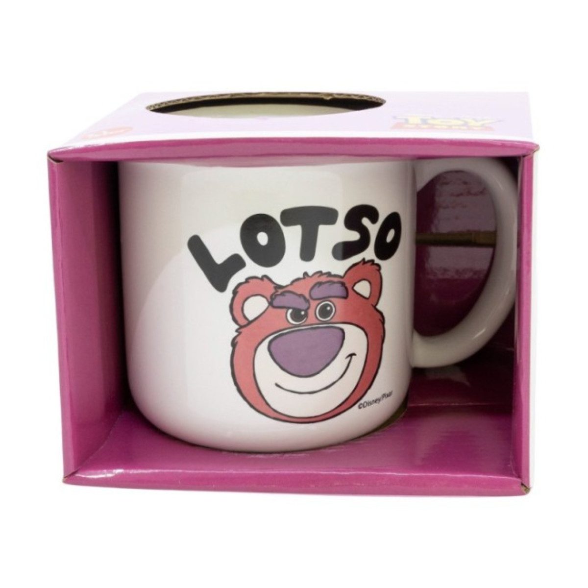Disney Tasse Lotso Frühstückstasse 400 ml Keramik Tasse Geschenkbox, Keramik