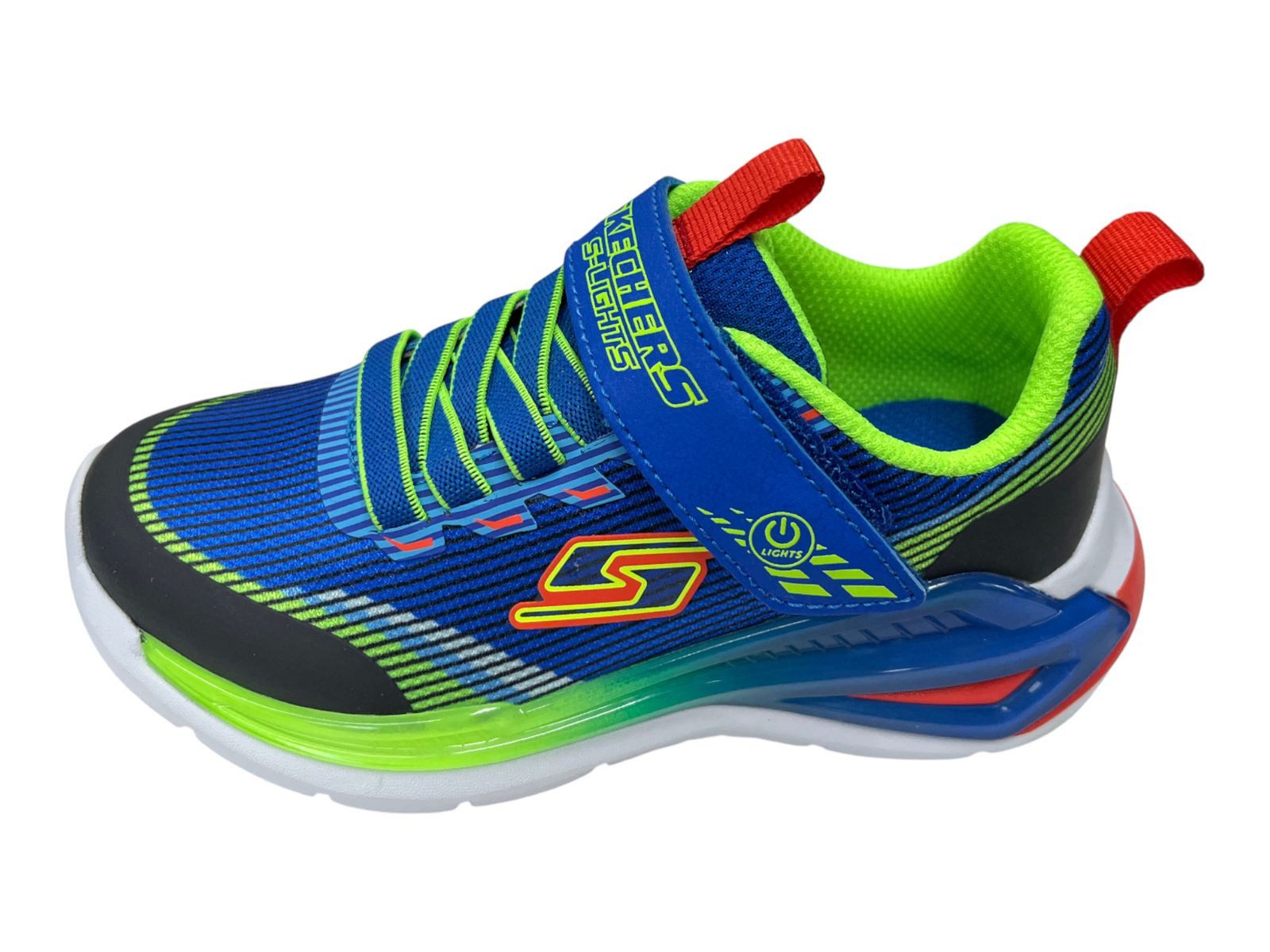Skechers Skechers Kinder Sneaker TRI-NAMICS S LIGHTS 401661L/BLMT blau/multi Sneaker – Bild 3 von 4