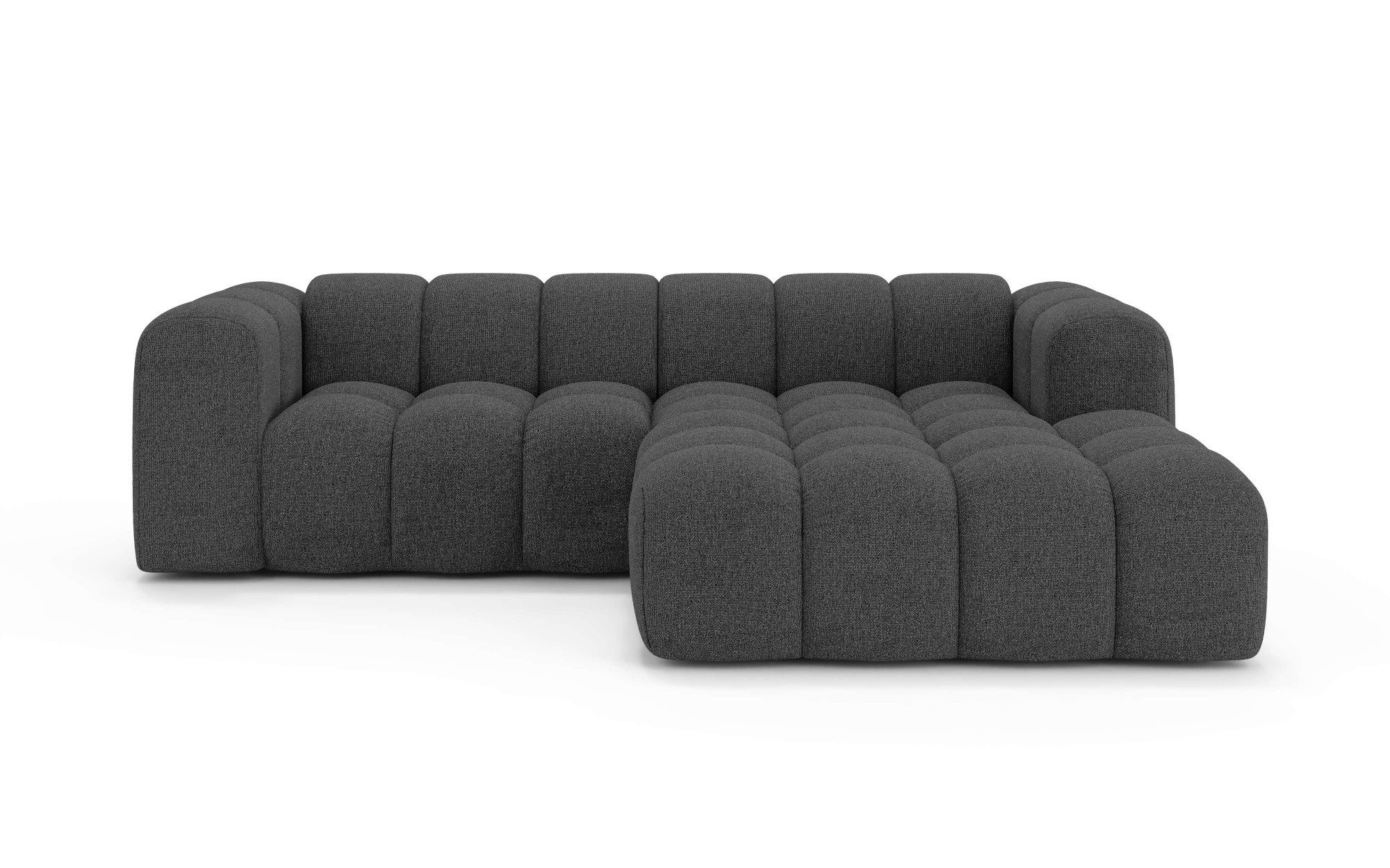 OTTO home Ecksofa KALLIE Design-Sofa mit Wellenunterfederung, Bubble-Optik, günstig online kaufen