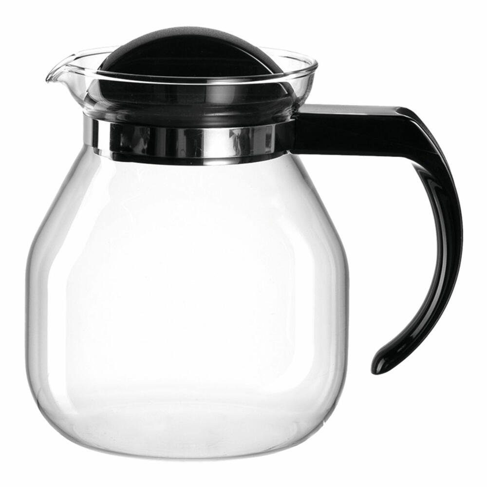 montana-Glas Teekanne :content Schwarz