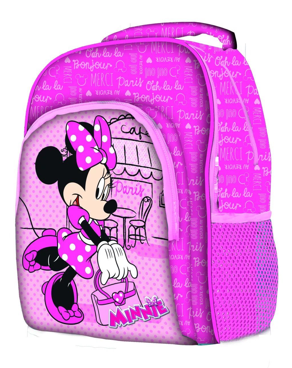 Kinderrucksack Disney Minnie Mouse Schulrucksack "Paris" 42 cm