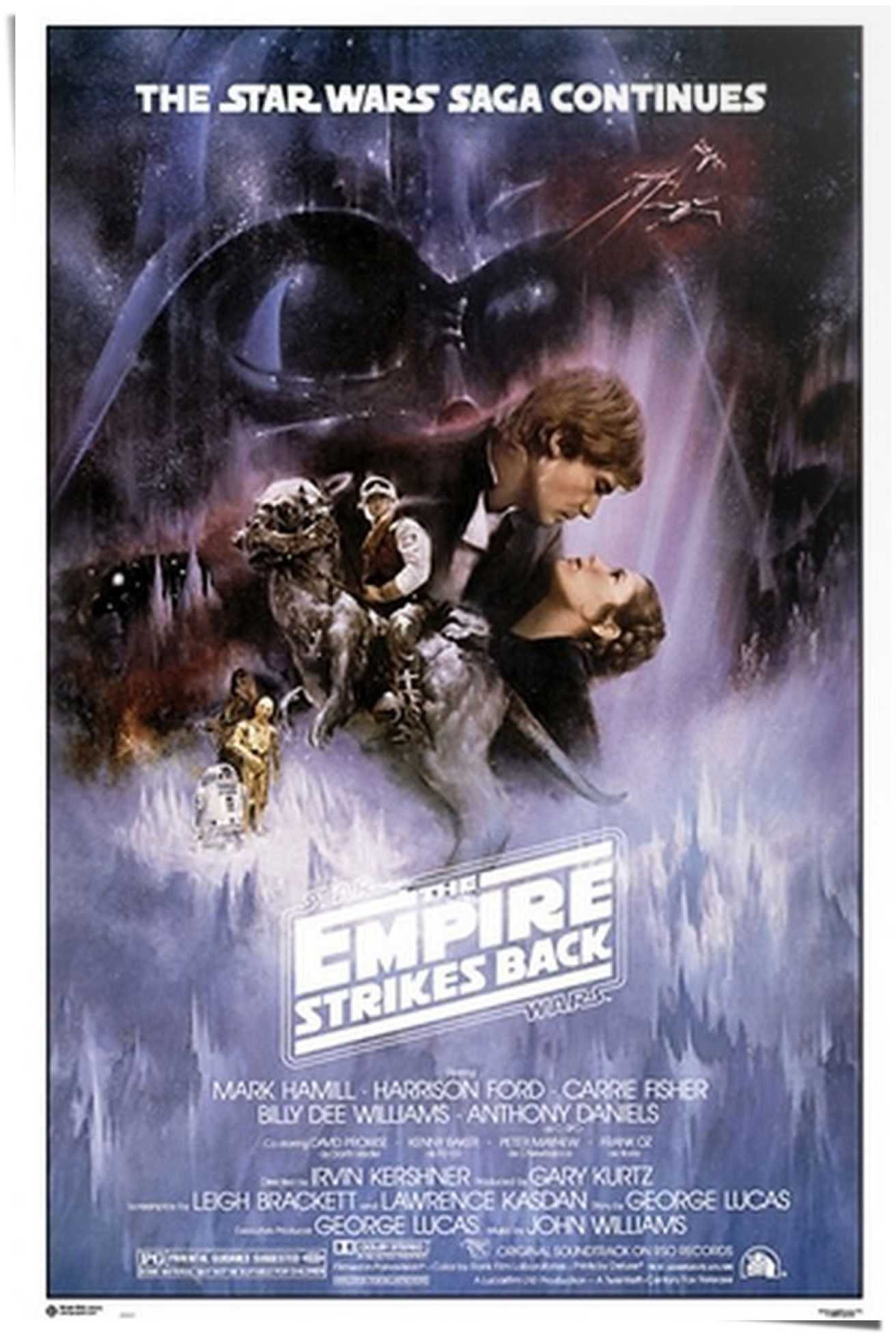 empire strikes Star back - Poster Reinders! Wars