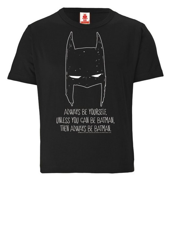 LOGOSHIRT T-Shirt DC Comics - Batman, Always Be Yourself mit lizenziertem  Print