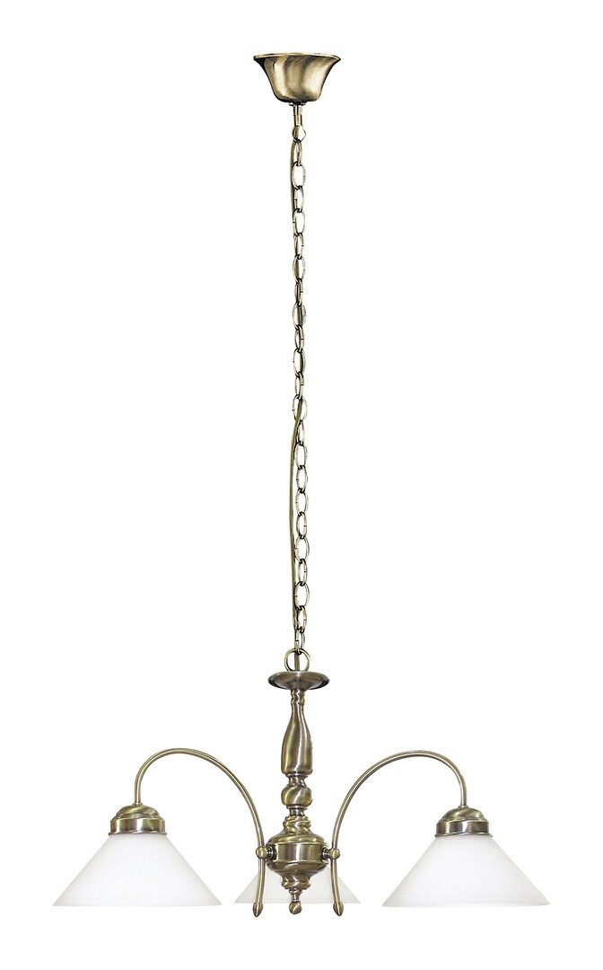 Rabalux Kronleuchter "Marian" 3-flammig, Metall, weiß, rund, E27, ø700mm