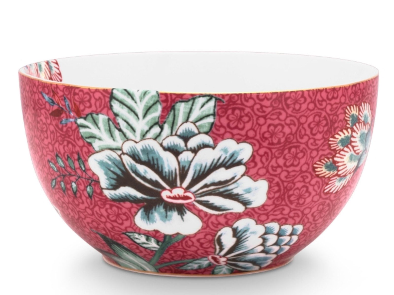 Schale Flower Festival scallop Bowl dark pink 12 cm