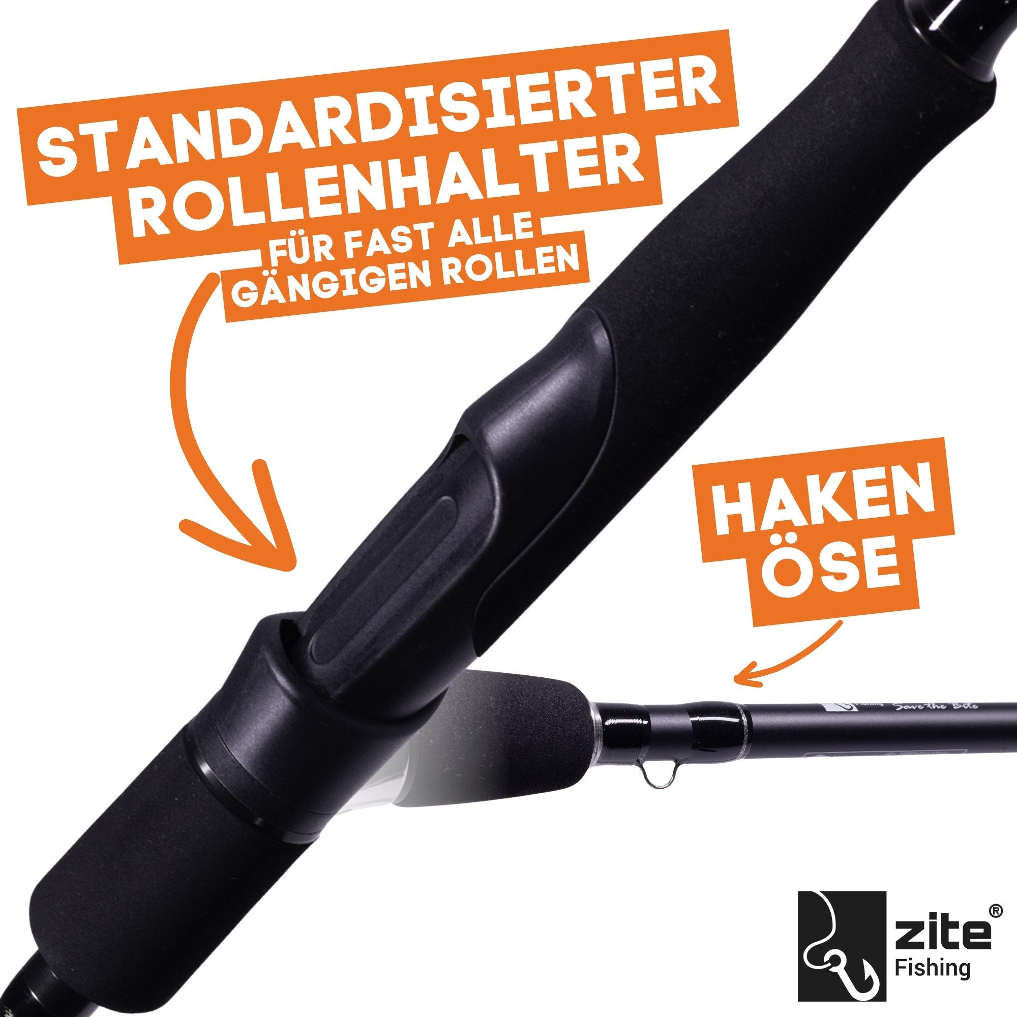 Zite Spinnrute Inzite Pro Stick Perch, Zander & Hecht 30T Carbon Seaguide