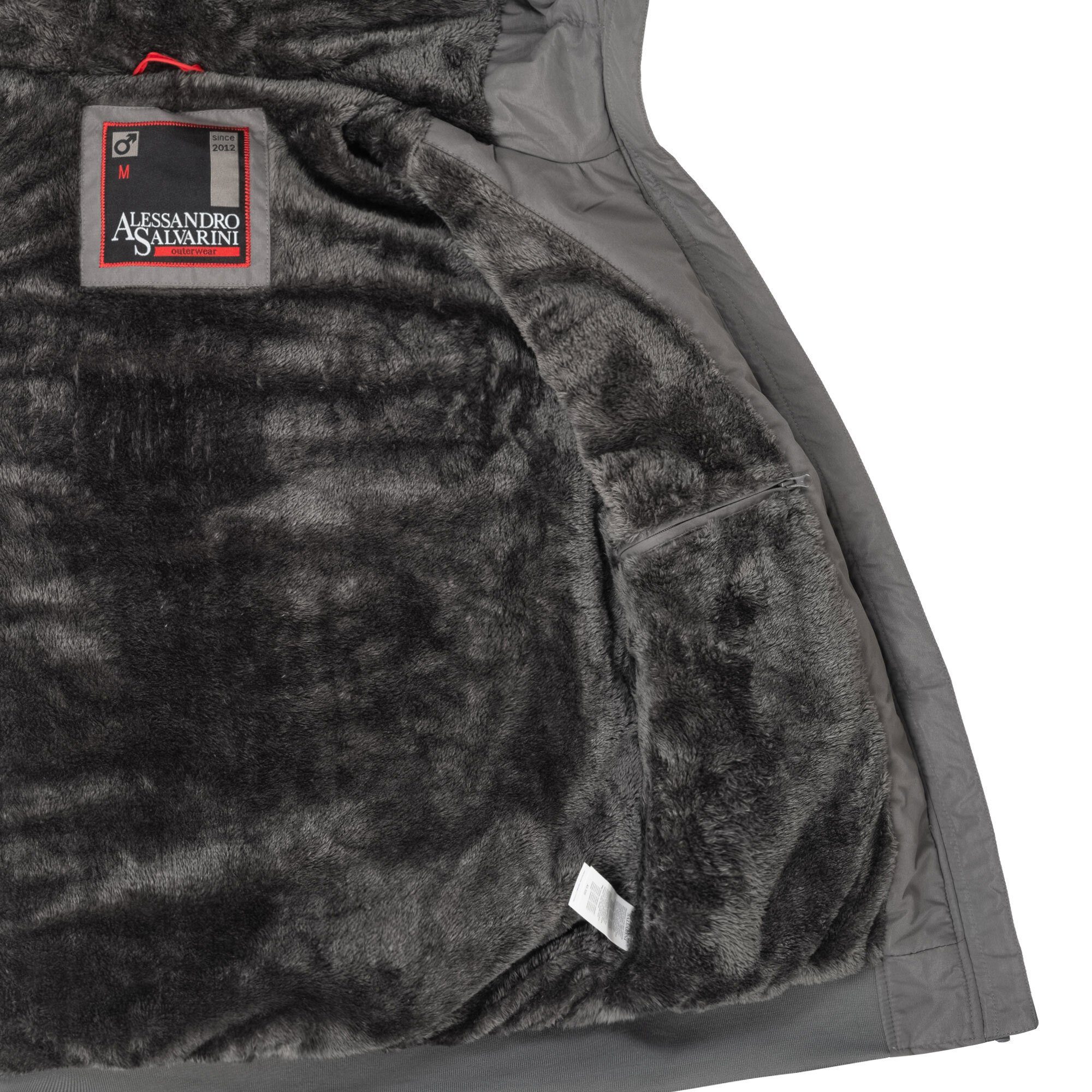 Alessandro Salvarini Winterjacke ASWeighty mit weichem Teddyfell innen – Bild 5 von 5