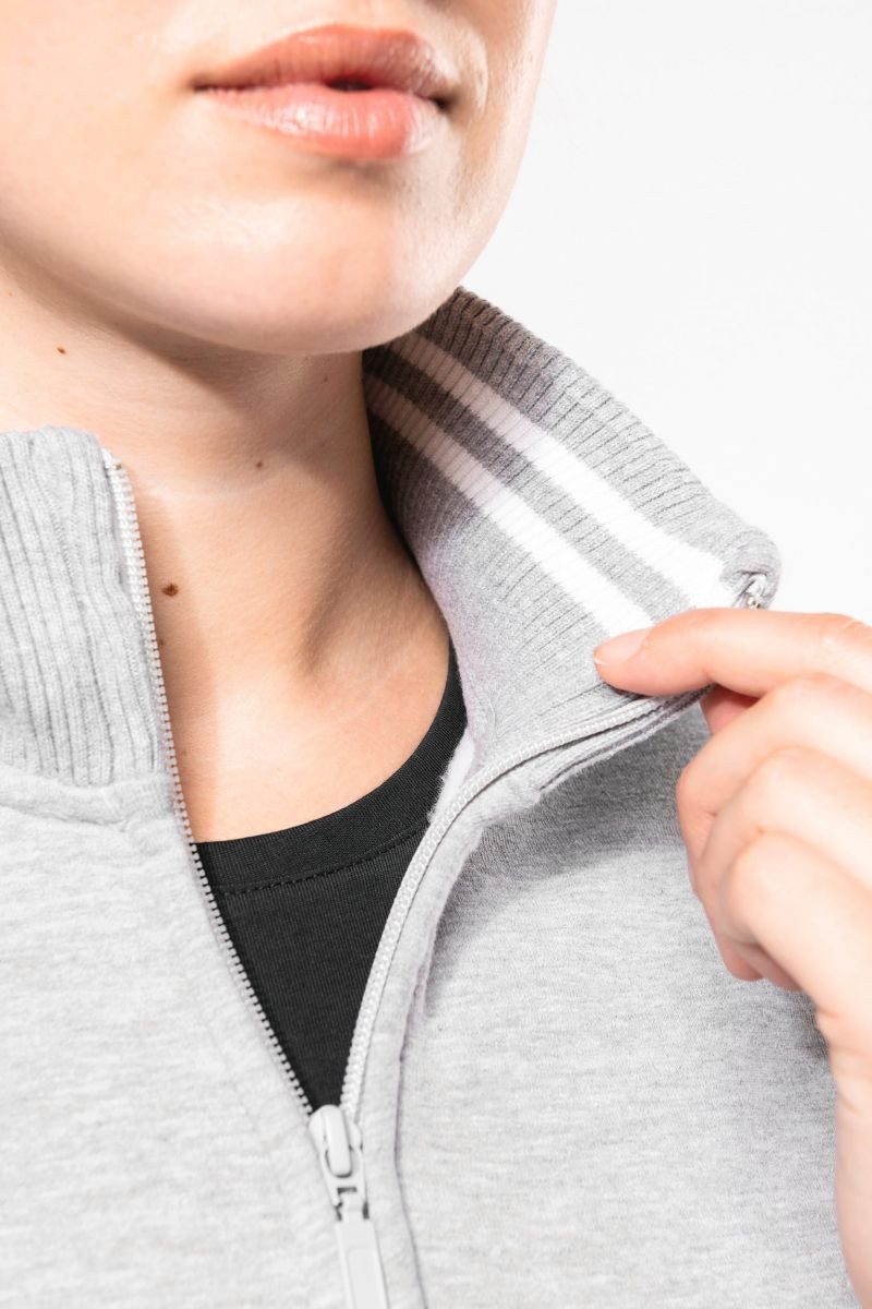 Kariban Outdoorjacke Damen Fleece-Sweater mit Zip