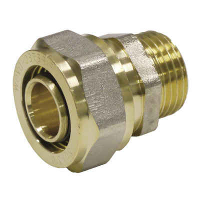 PipeTec Deutschland Gewindefitting Klemmring Schraubfitting Übergang 20x2 mm 1/2 Zoll Aussengewinde