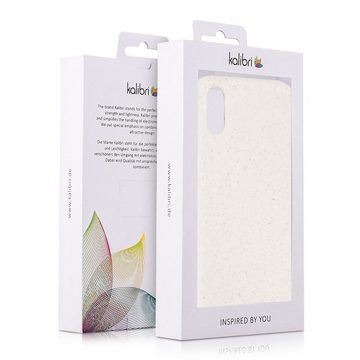 kalibri Handyhülle Hülle für Apple iPhone X, Nachhaltige Handy Schutzhülle aus Stroh und Silikon